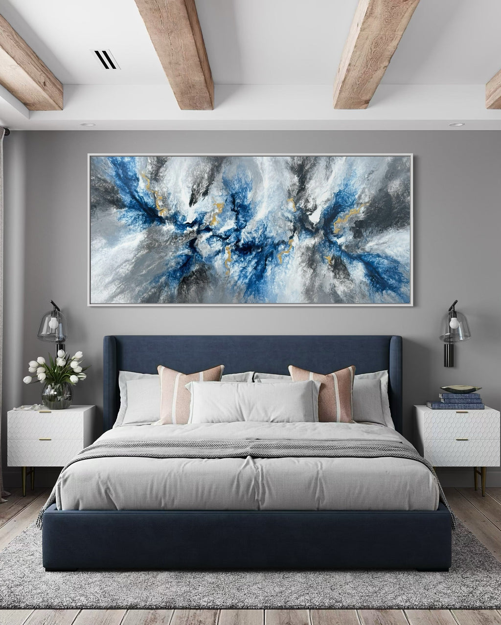 "Blue Element" - Canvas Print