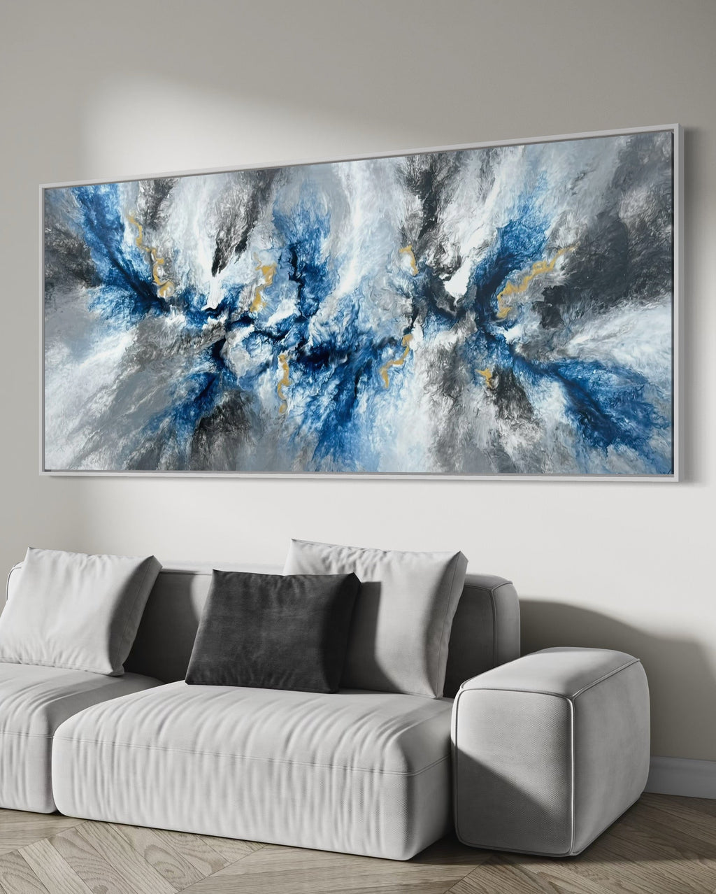 "Blue Element" - Canvas Print