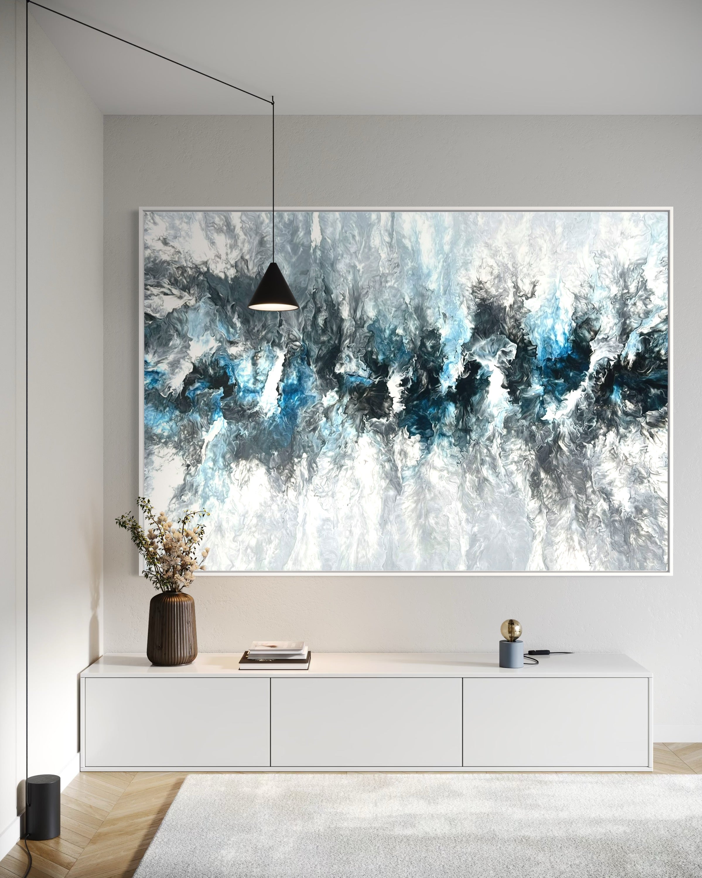 "Blueberry Ice" - Canvas Print