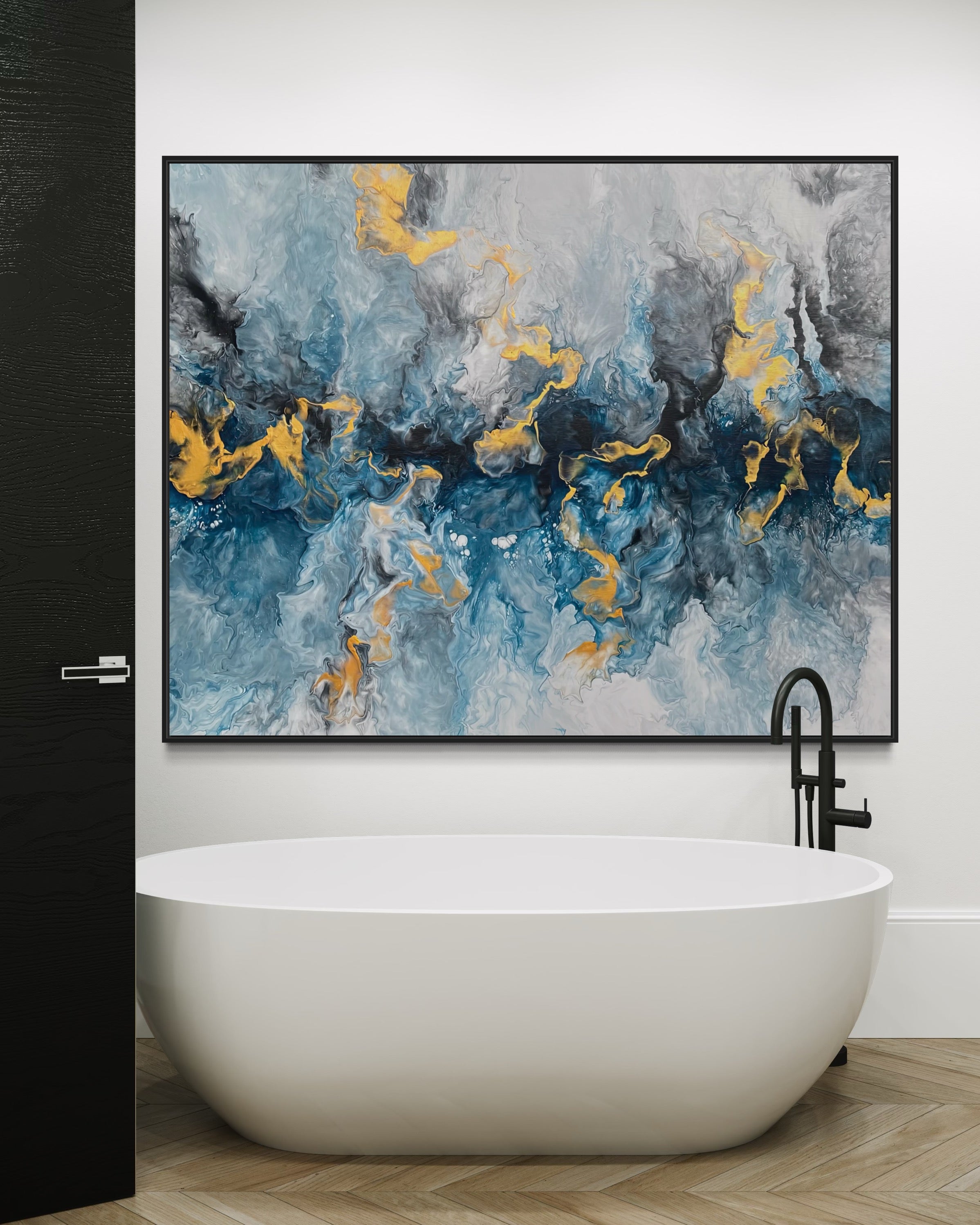"Blue Crown" - Canvas Print