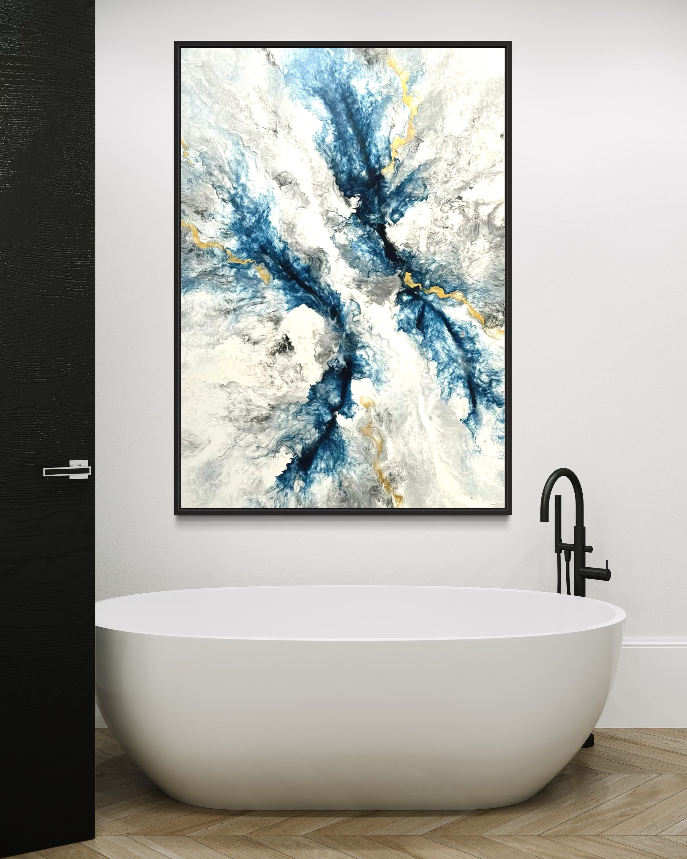 "Blue Bolt" - Canvas Print