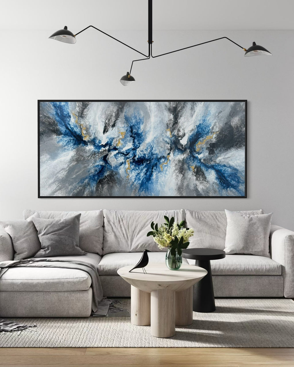 "Blue Element" - Canvas Print