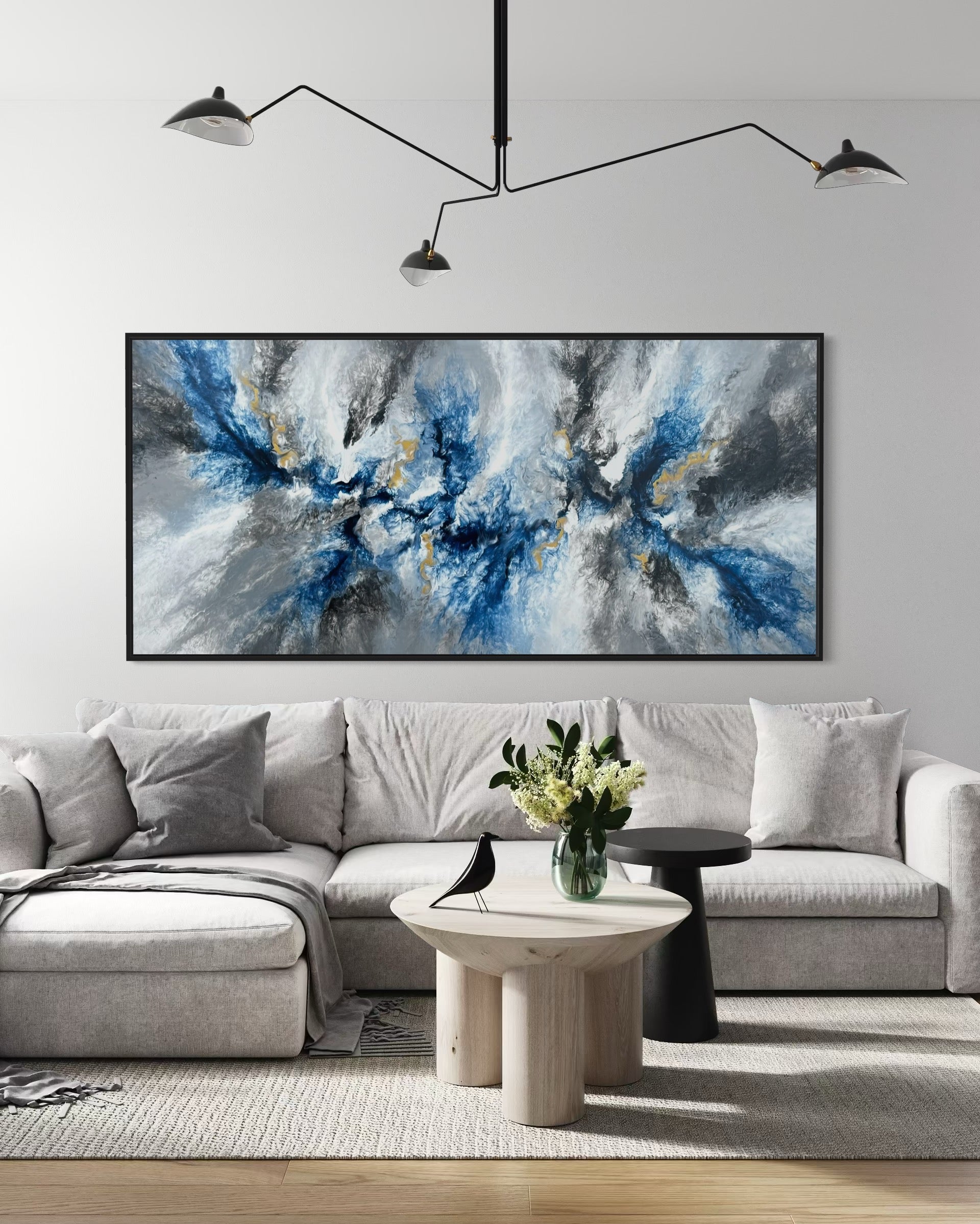 "Blue Element" - Canvas Print
