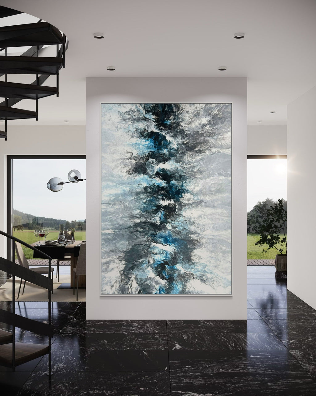 "Blueberry Ice" - Canvas Print