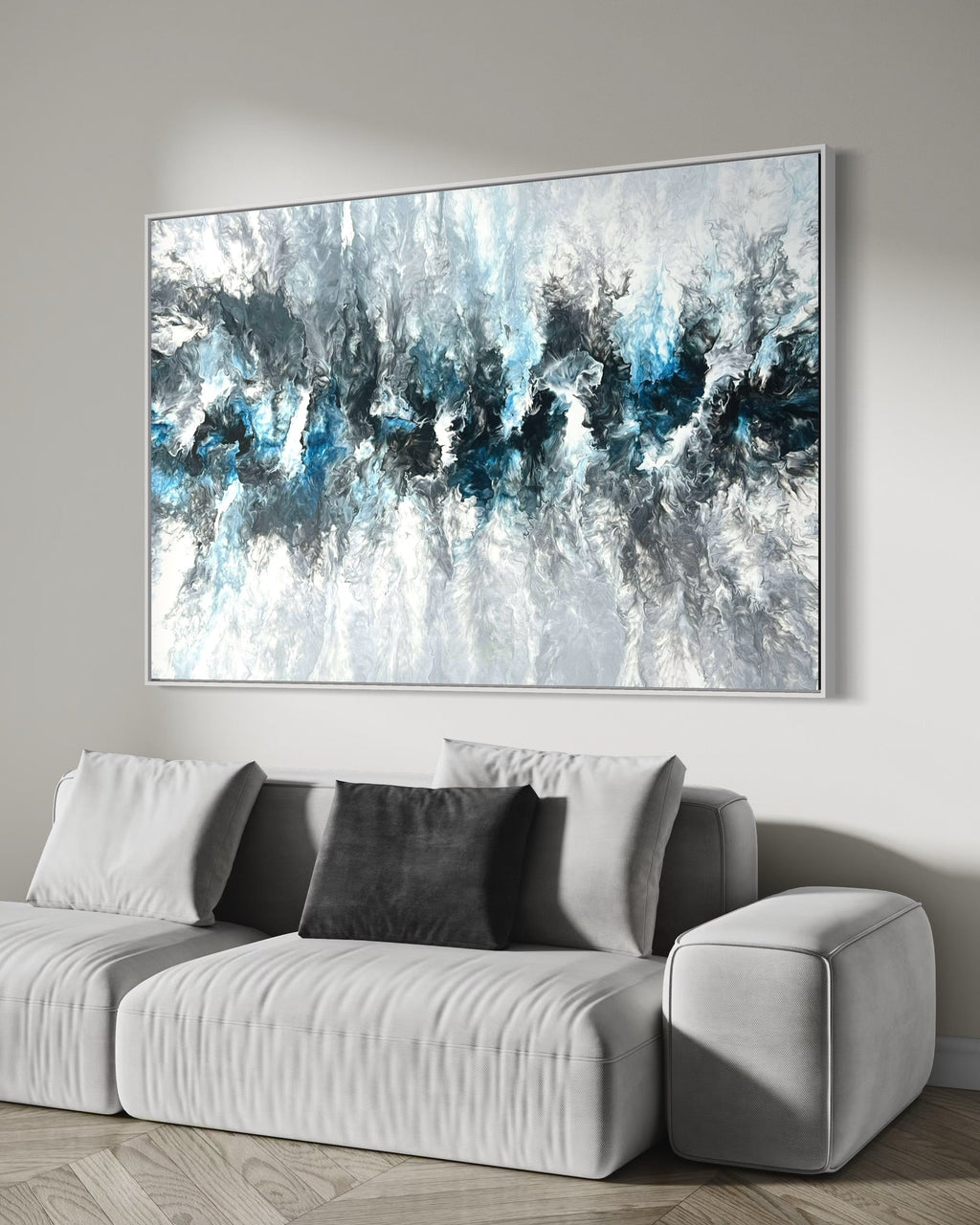 "Blueberry Ice" - Canvas Print
