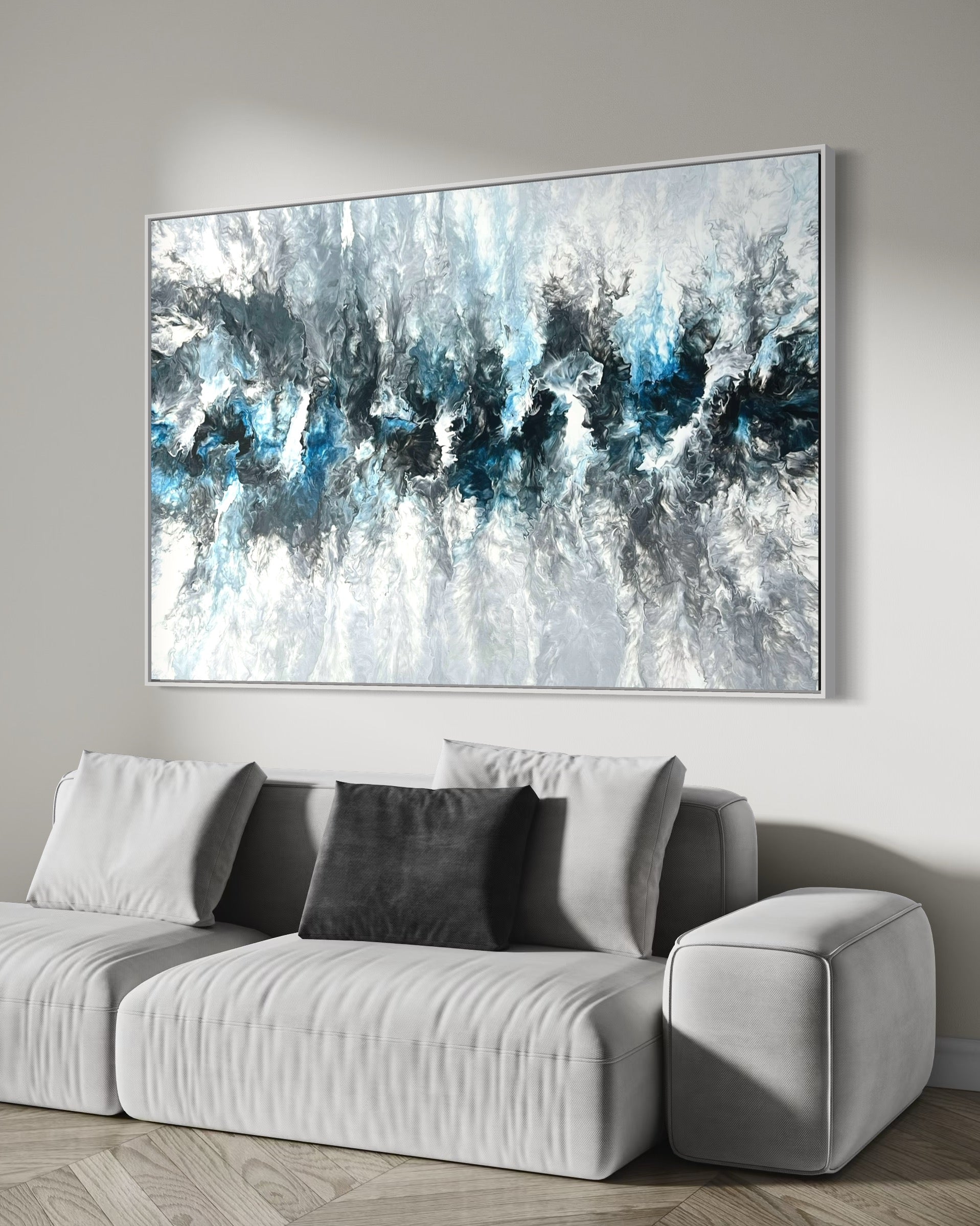 "Blueberry Ice" - Canvas Print