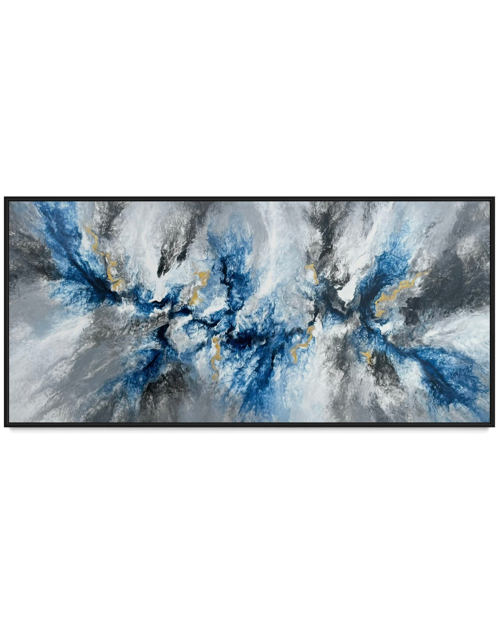 "Blue Element" - Canvas Print