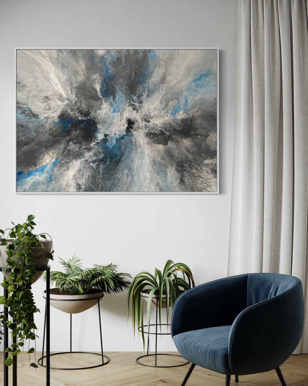 "Blue Steel" - Canvas Print