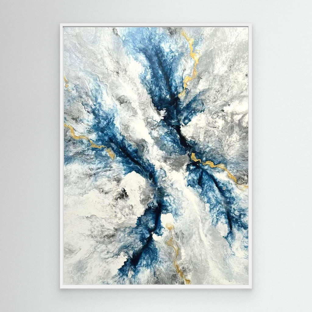 "Blue Bolt" - Canvas Print