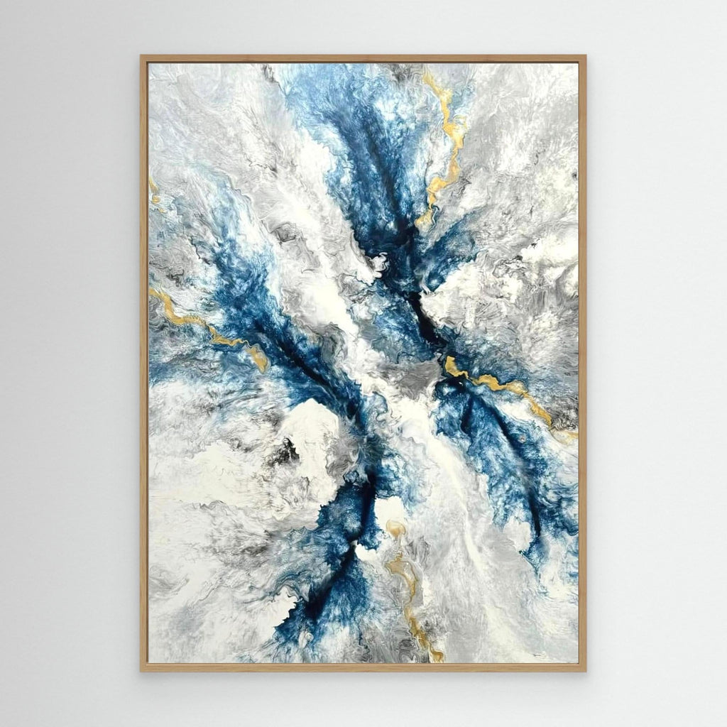 "Blue Bolt" - Canvas Print