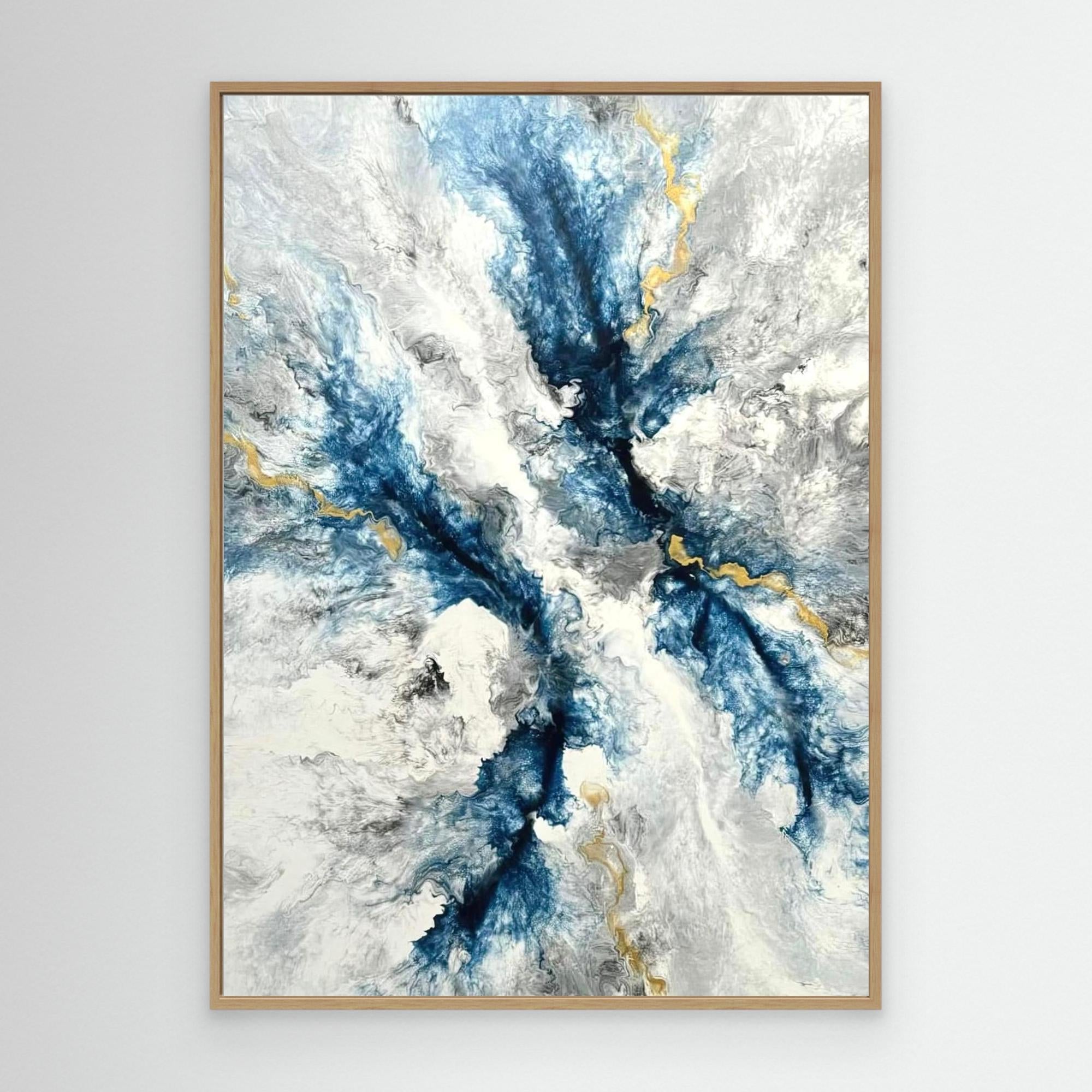 "Blue Bolt" - Canvas Print