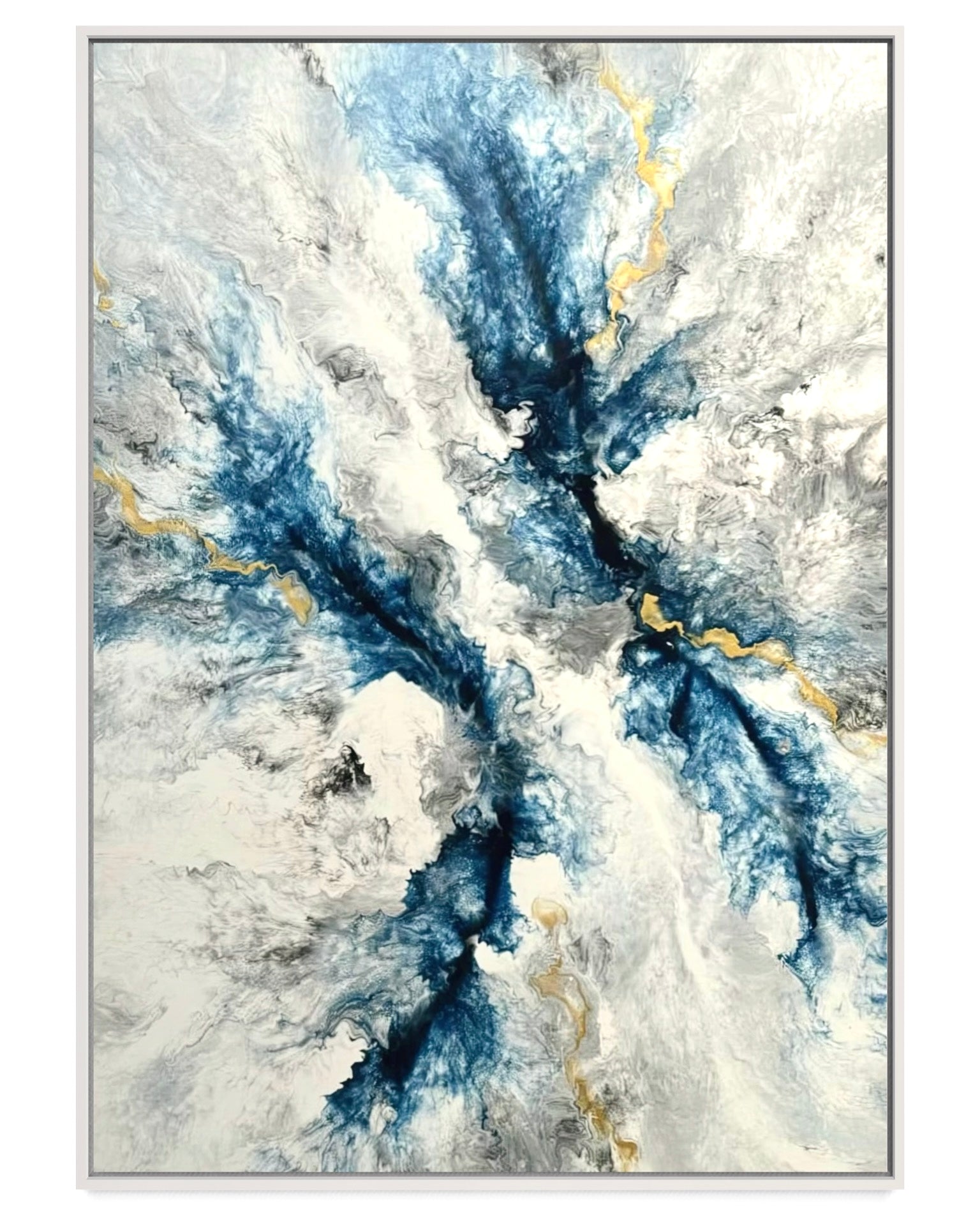 "Blue Bolt" - Canvas Print