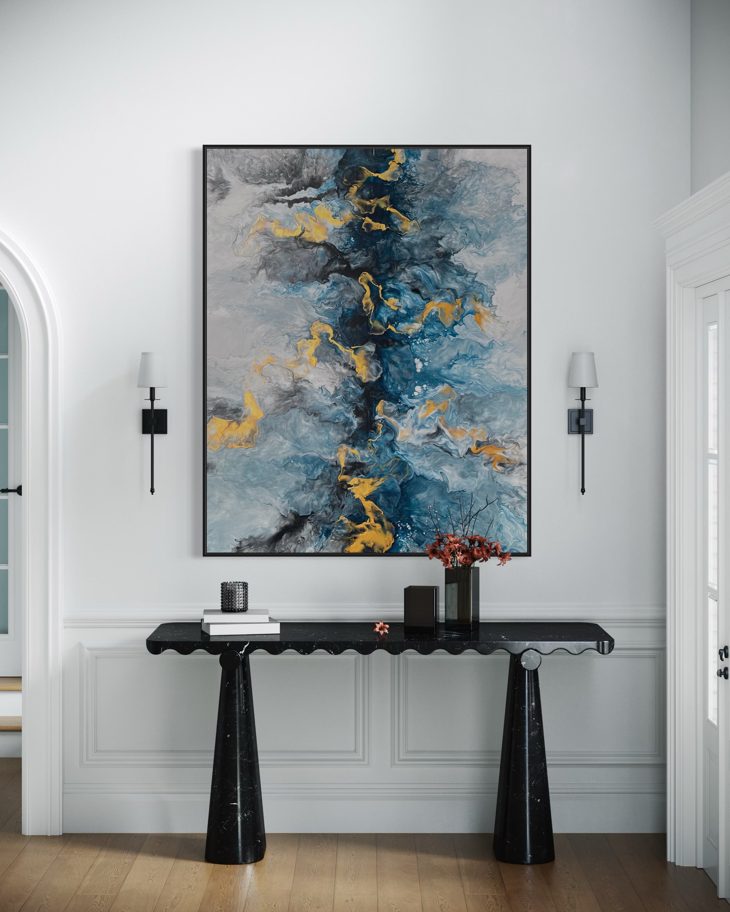 "Blue Crown" - Canvas Print