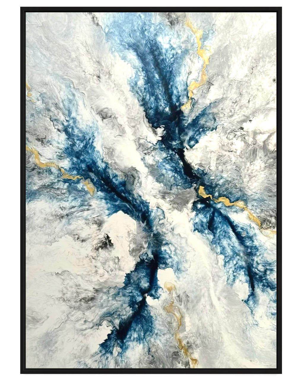 "Blue Bolt" - Canvas Print