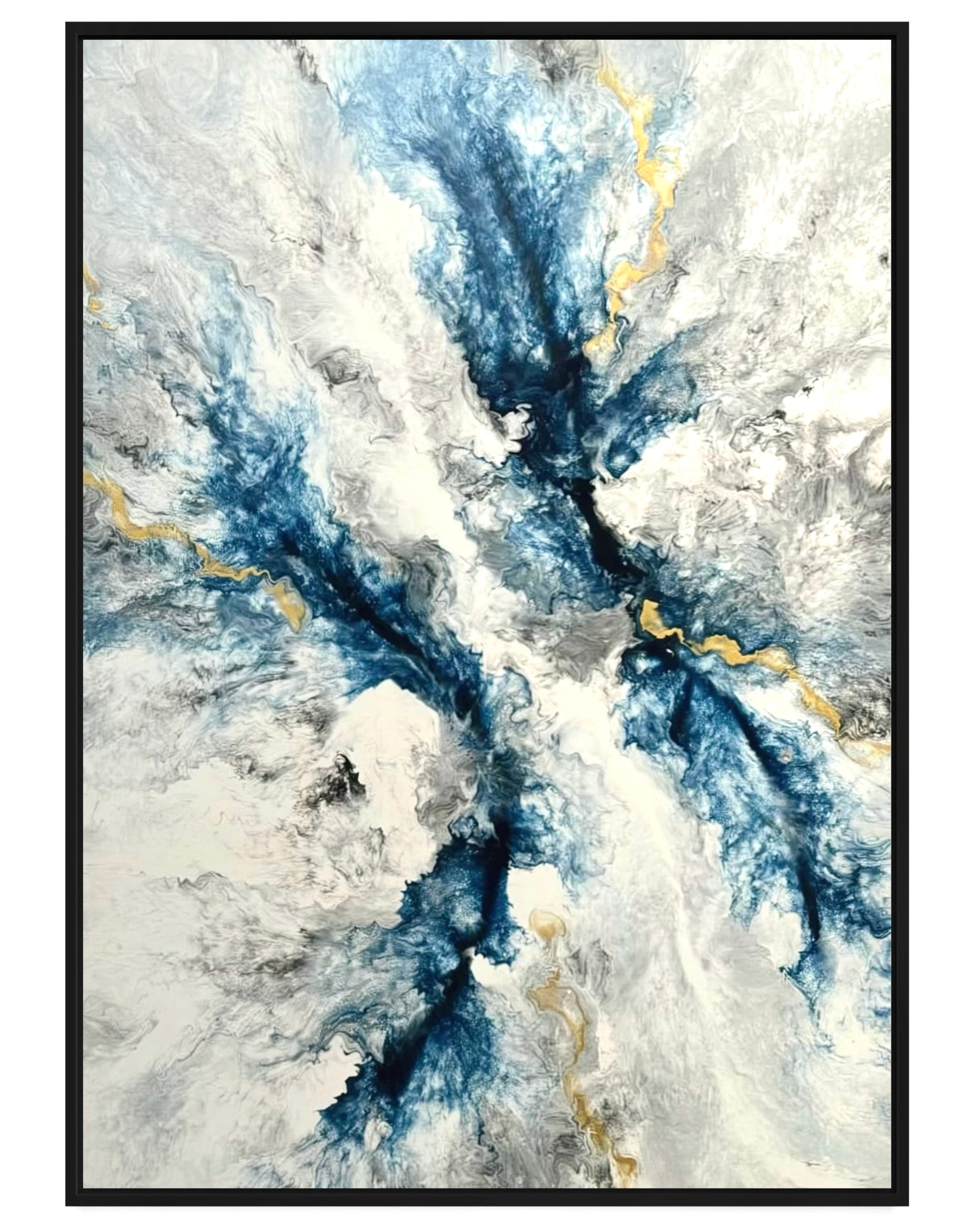 "Blue Bolt" - Canvas Print