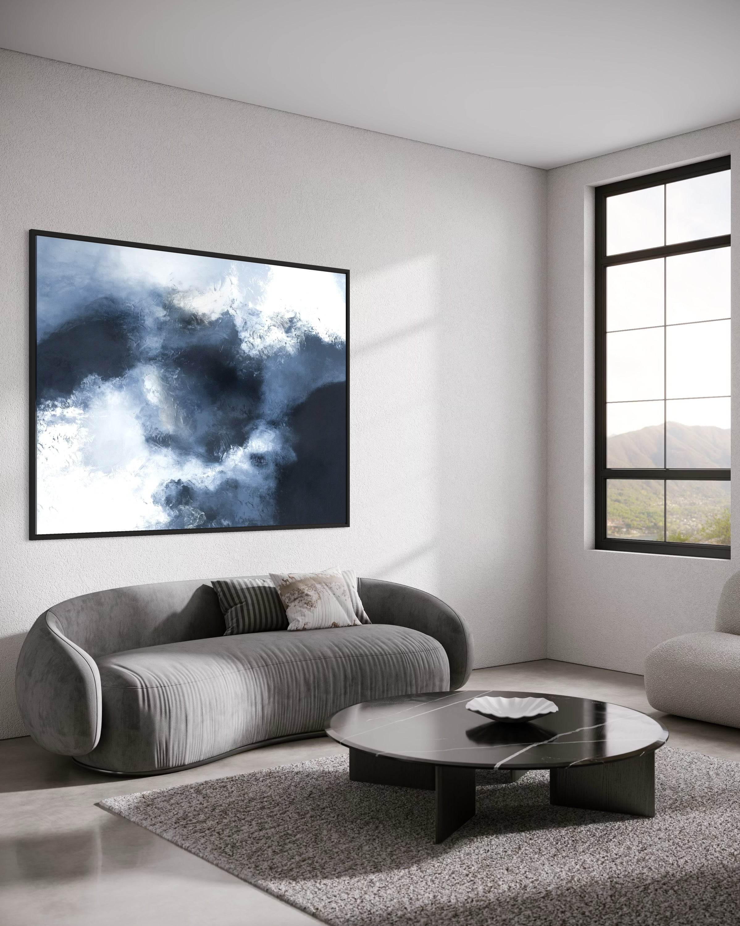 "Blue Desire" Canvas Print
