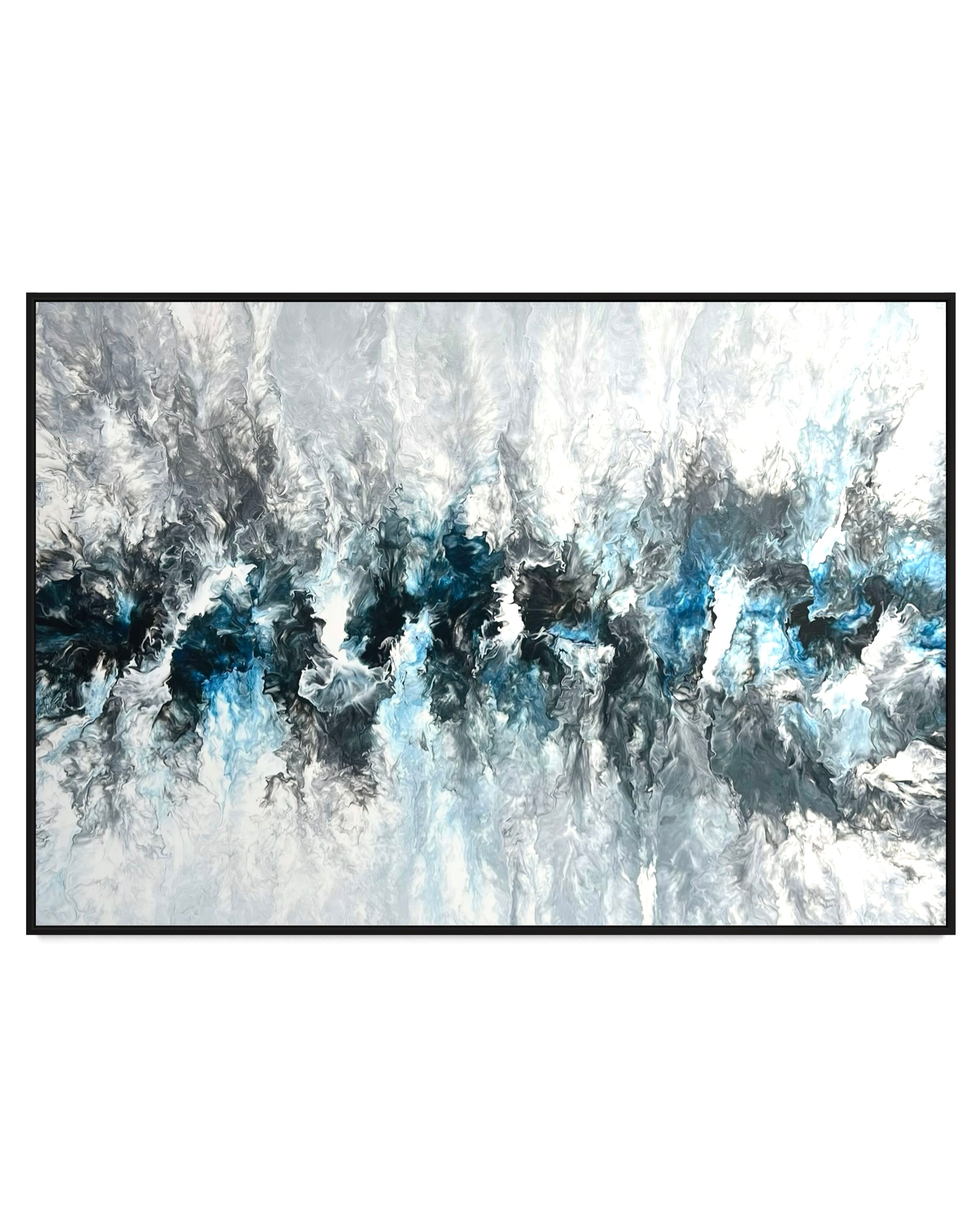 "Blueberry Ice" - Canvas Print
