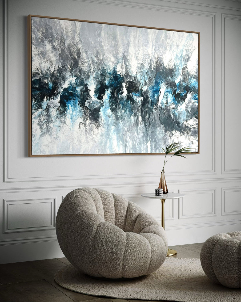 "Blueberry Ice" - Canvas Print