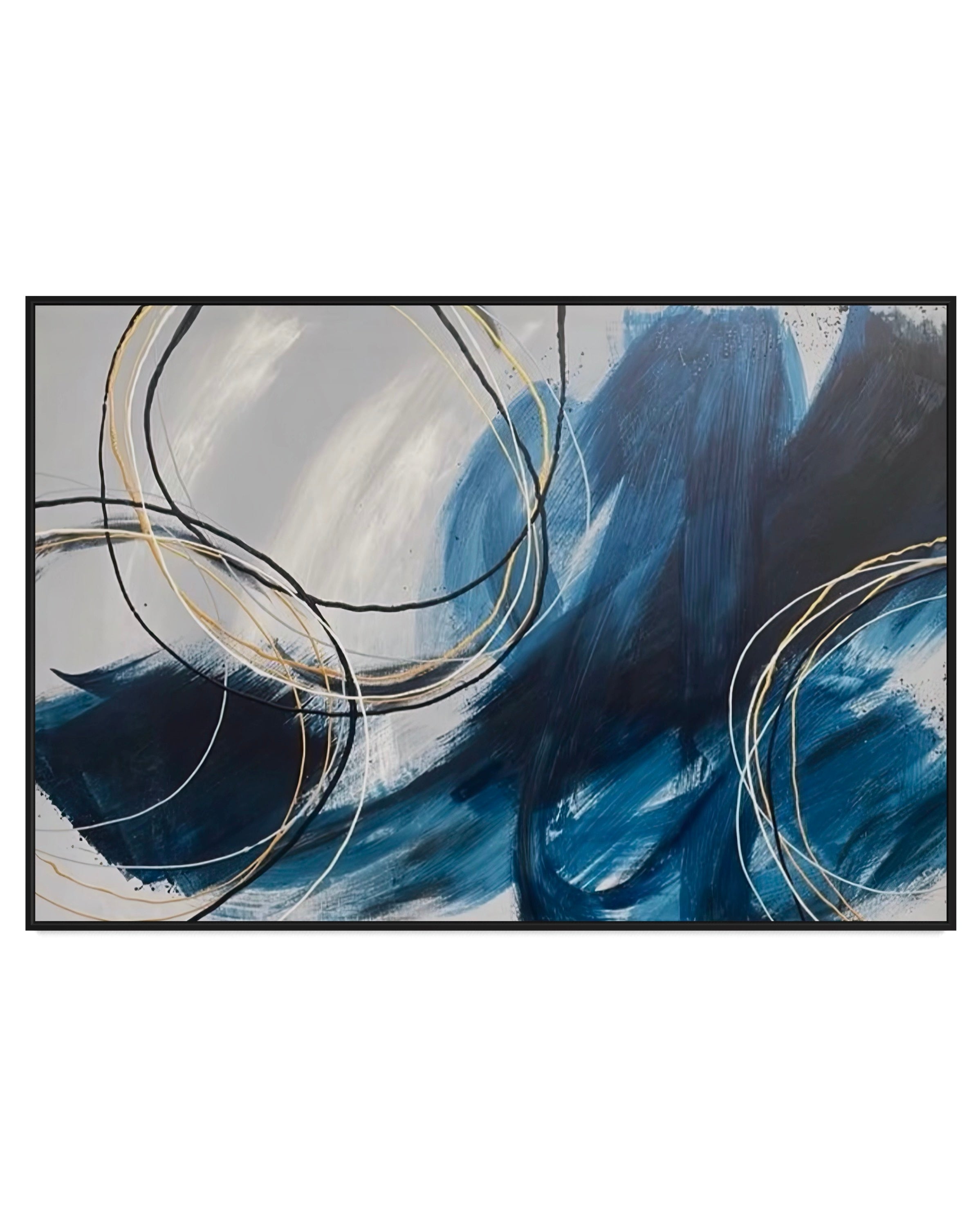 "Blues Wash" - Canvas Print