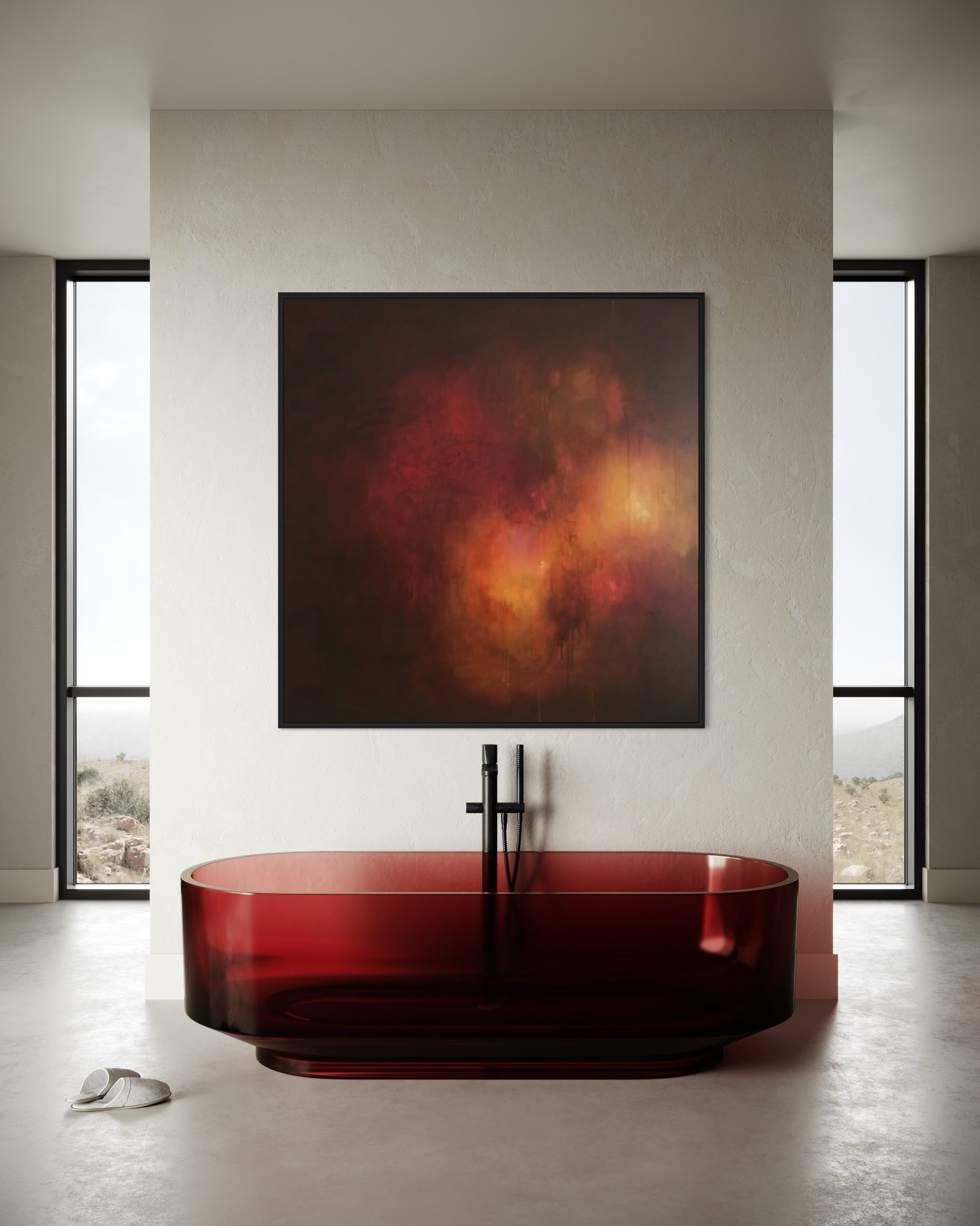 "Burning Light" Canvas Print