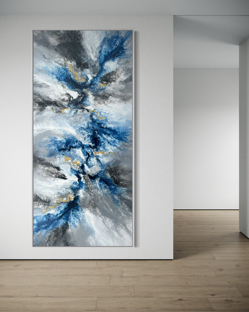 "Blue Element" - Canvas Print
