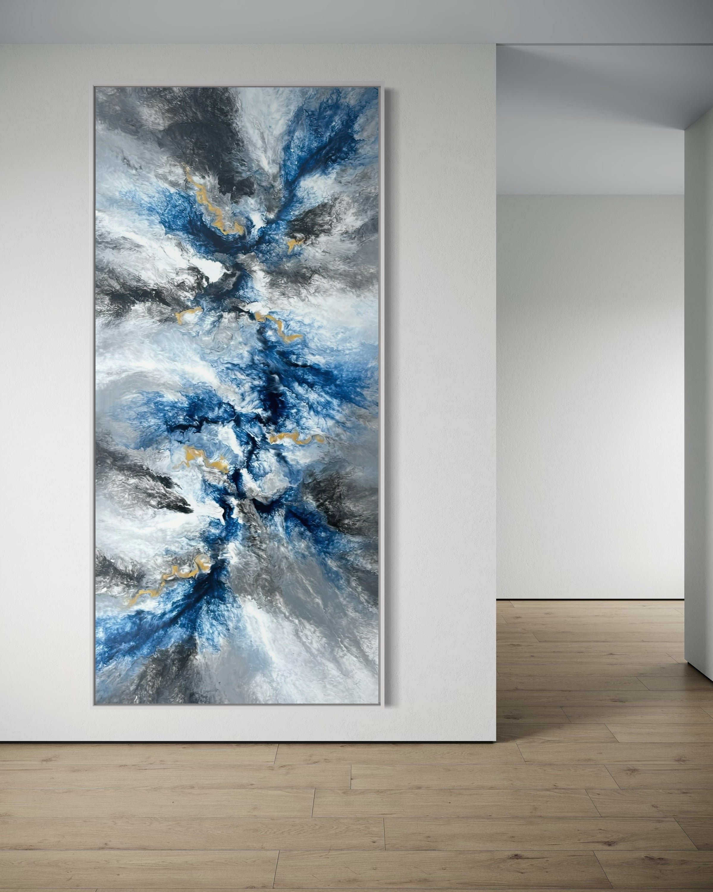"Blue Element" - Canvas Print