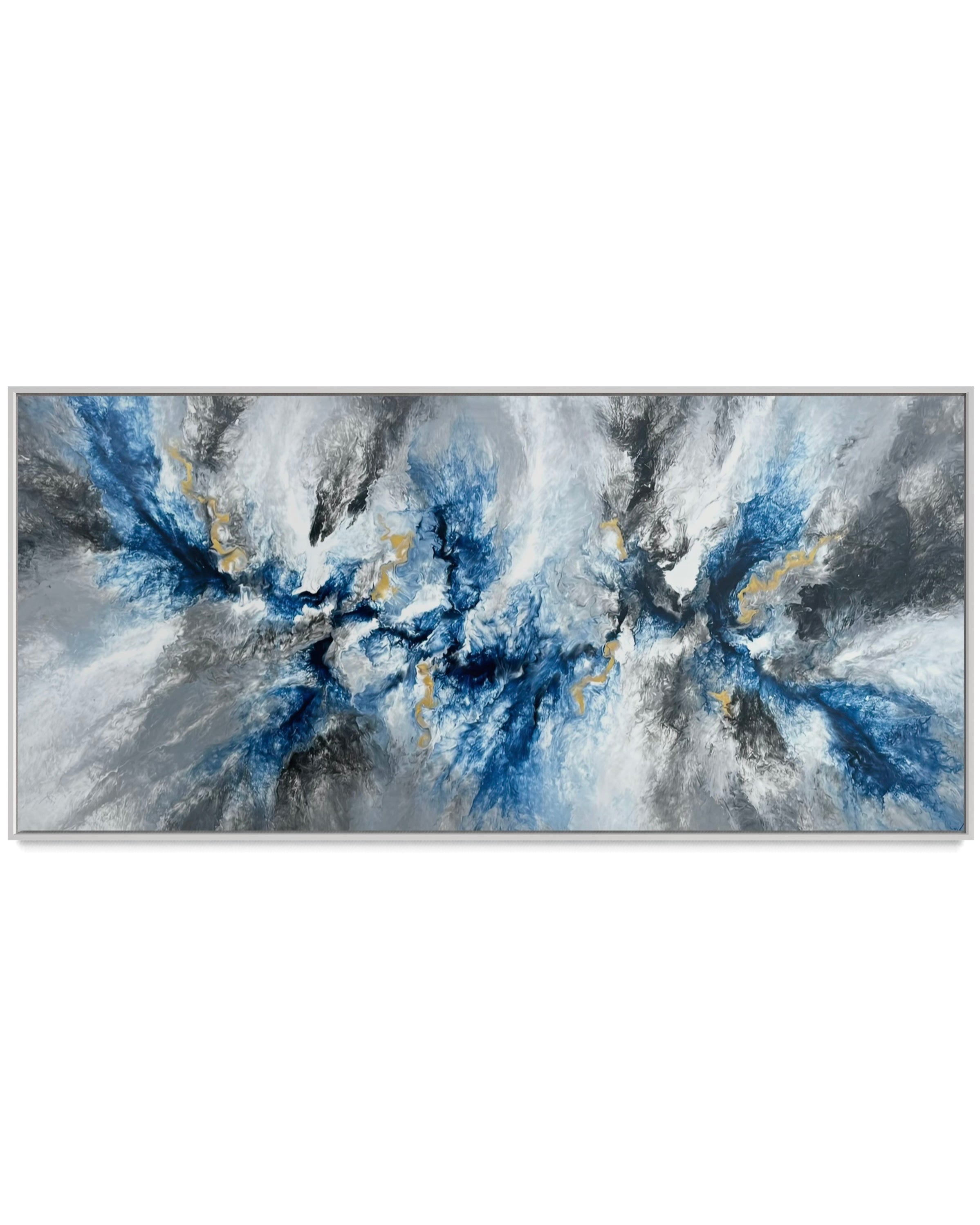 "Blue Element" - Canvas Print