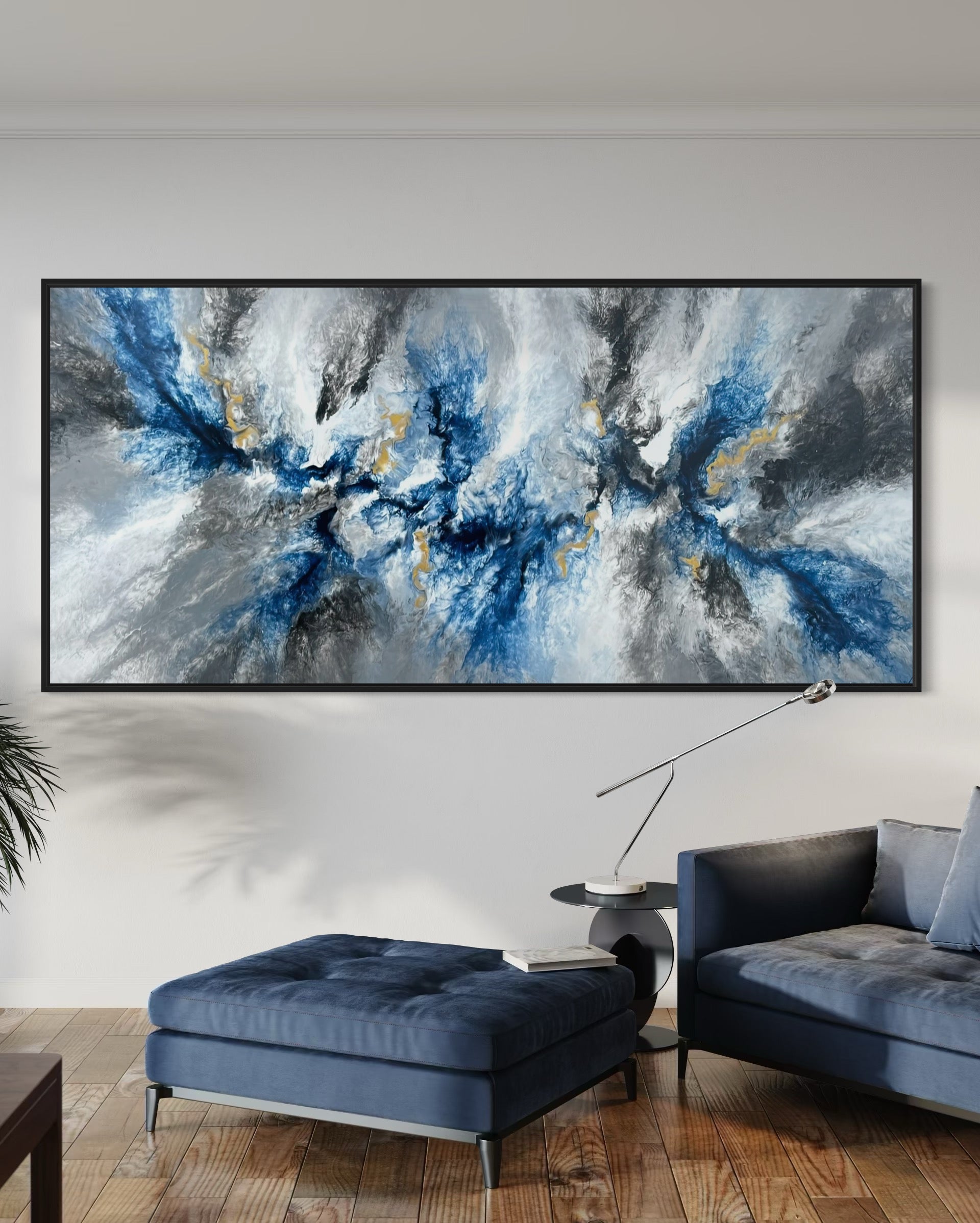 "Blue Element" - Canvas Print