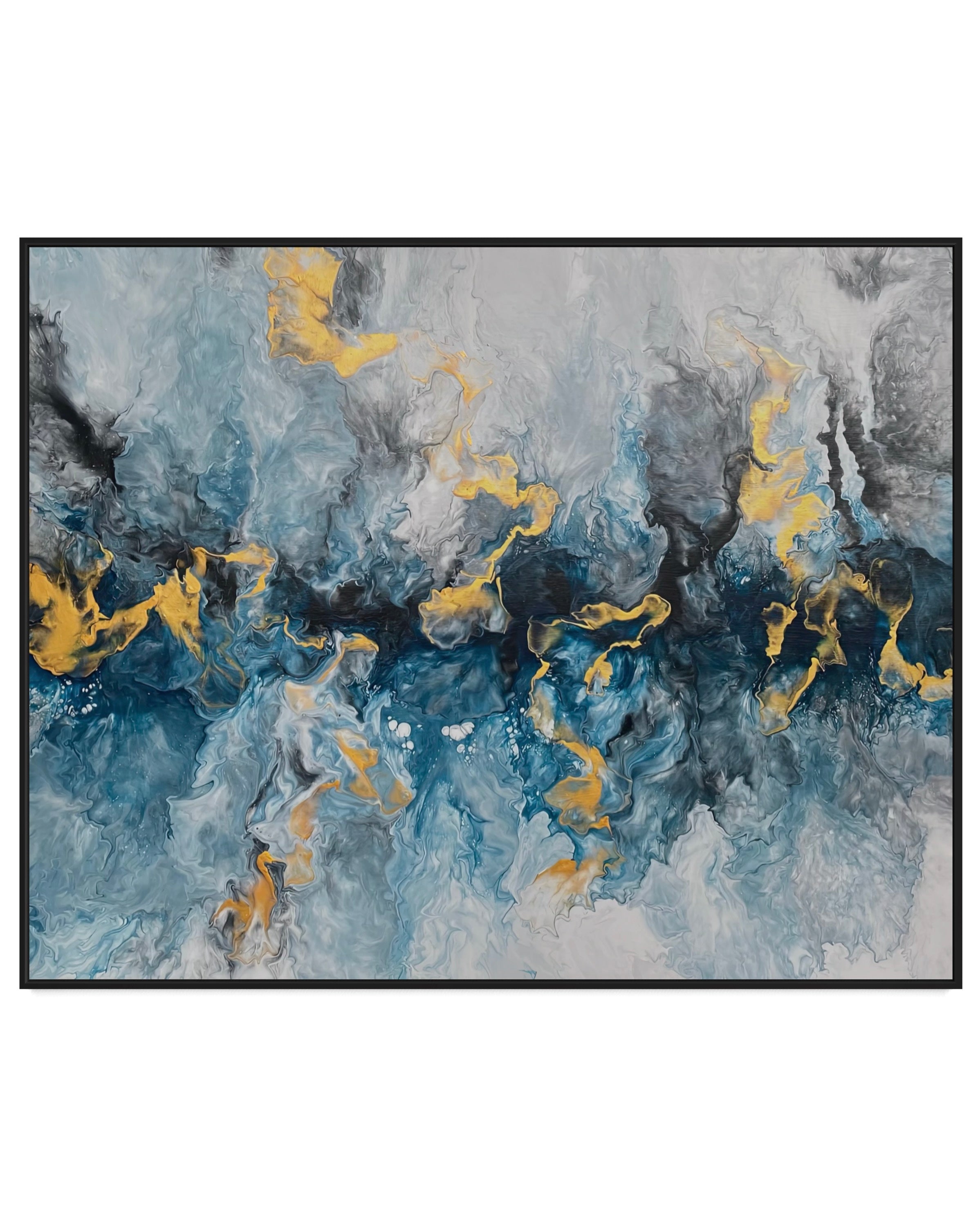 "Blue Crown" - Canvas Print