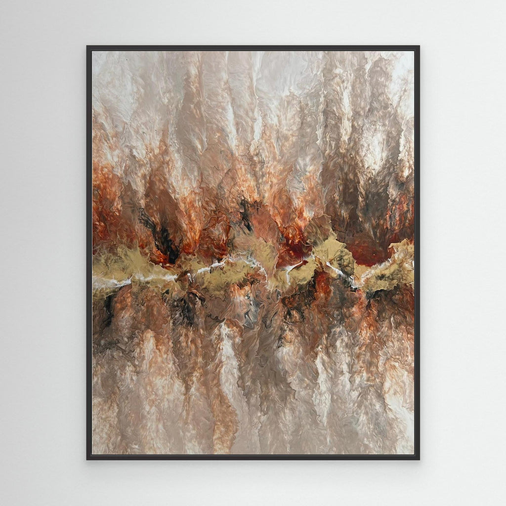 "Fiery Raw" - Canvas Print
