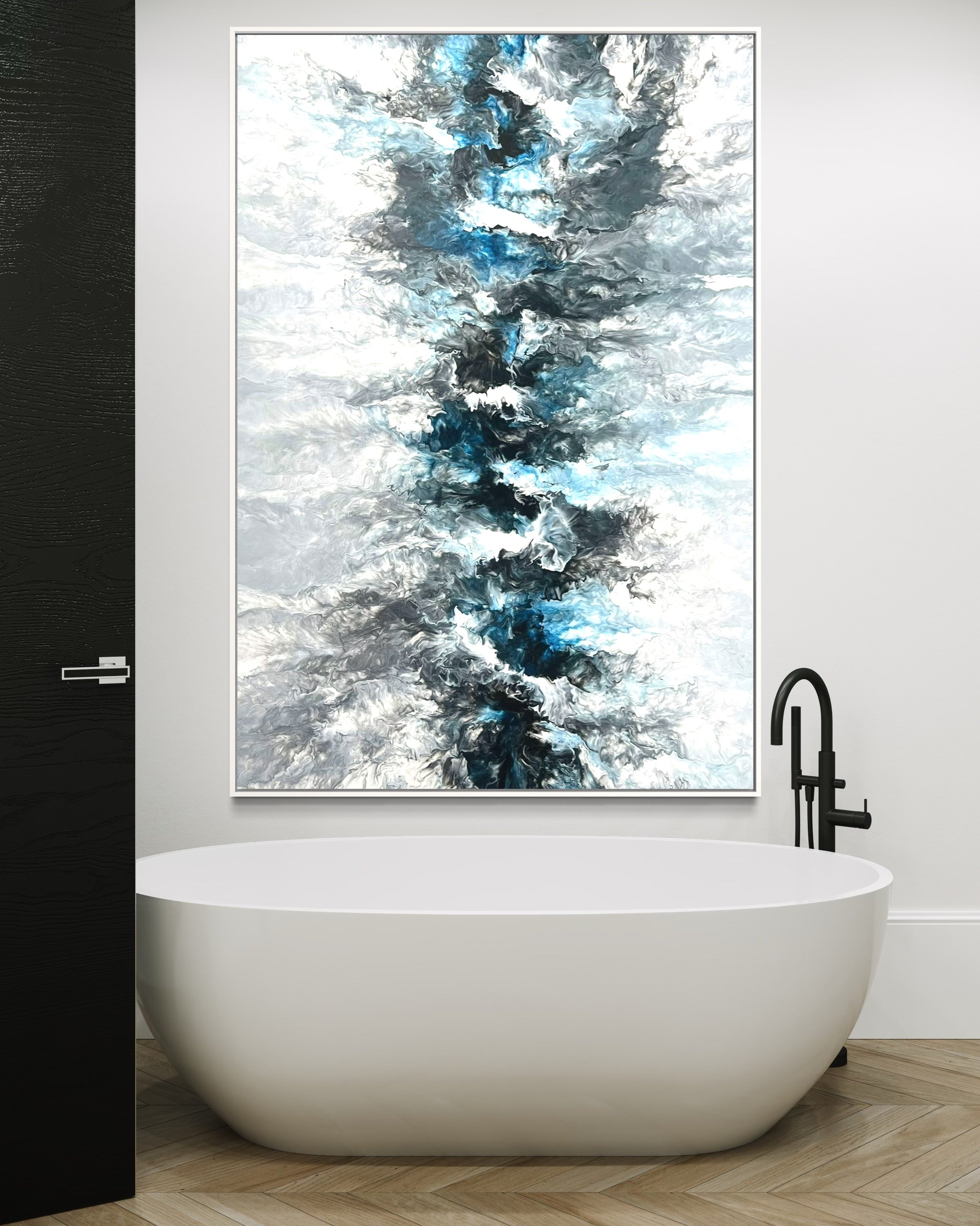"Blueberry Ice" - Canvas Print