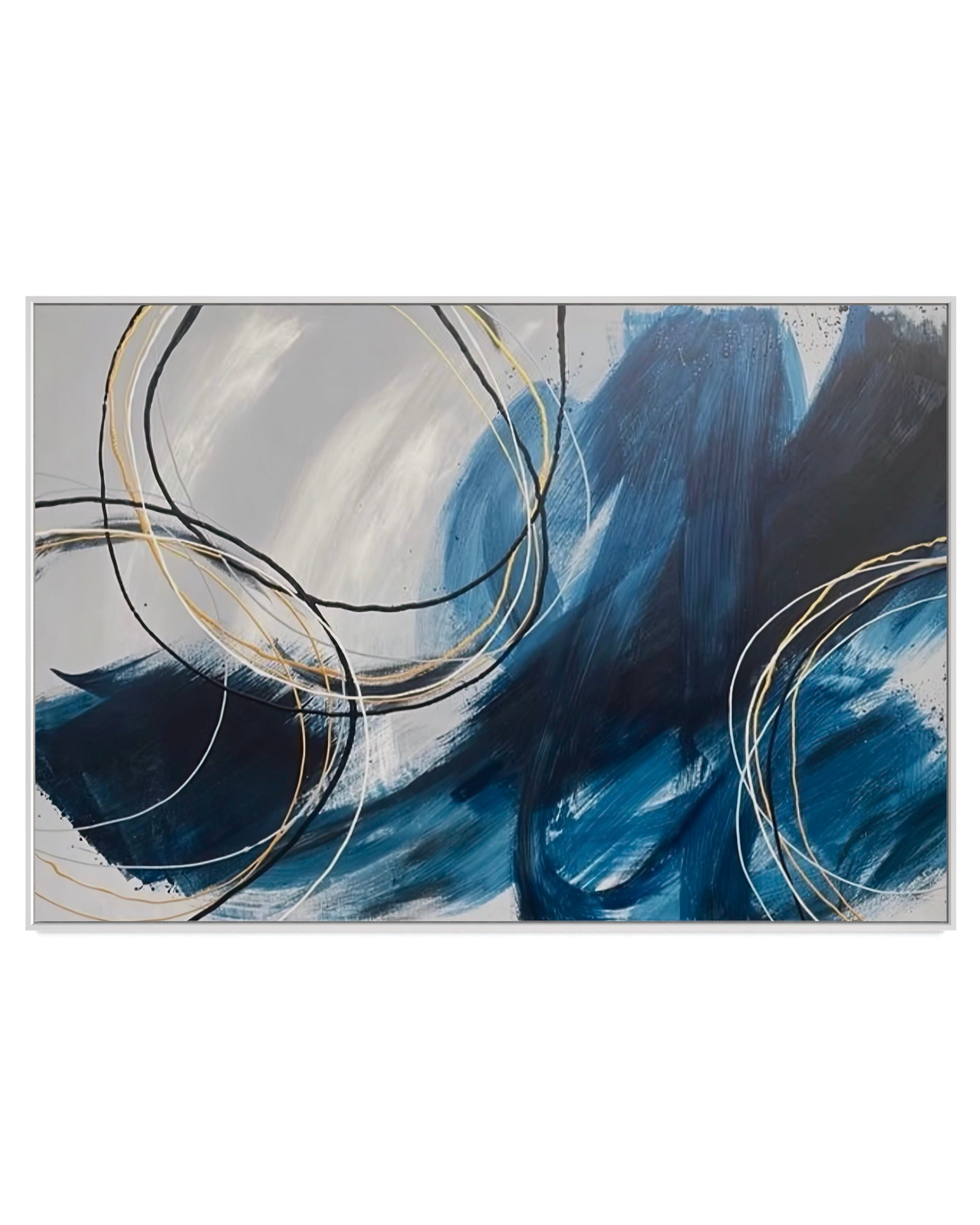 "Blues Wash" - Canvas Print