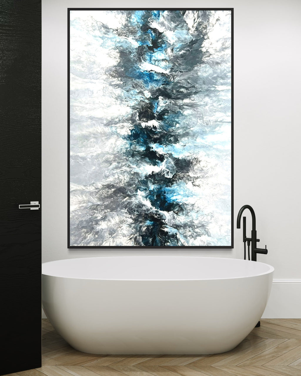 "Blueberry Ice" - Canvas Print