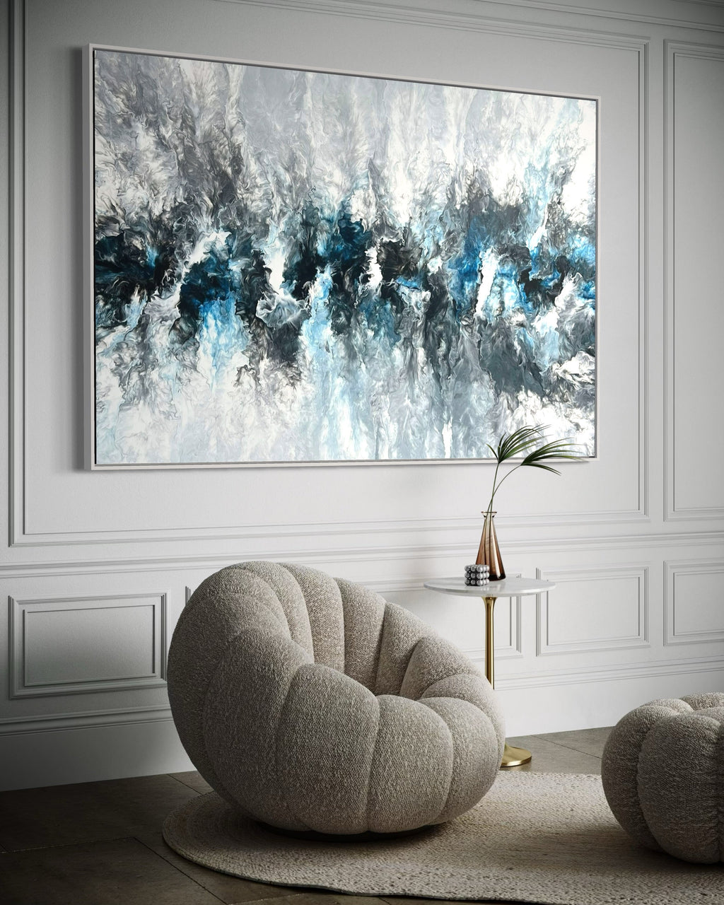 "Blueberry Ice" - Canvas Print