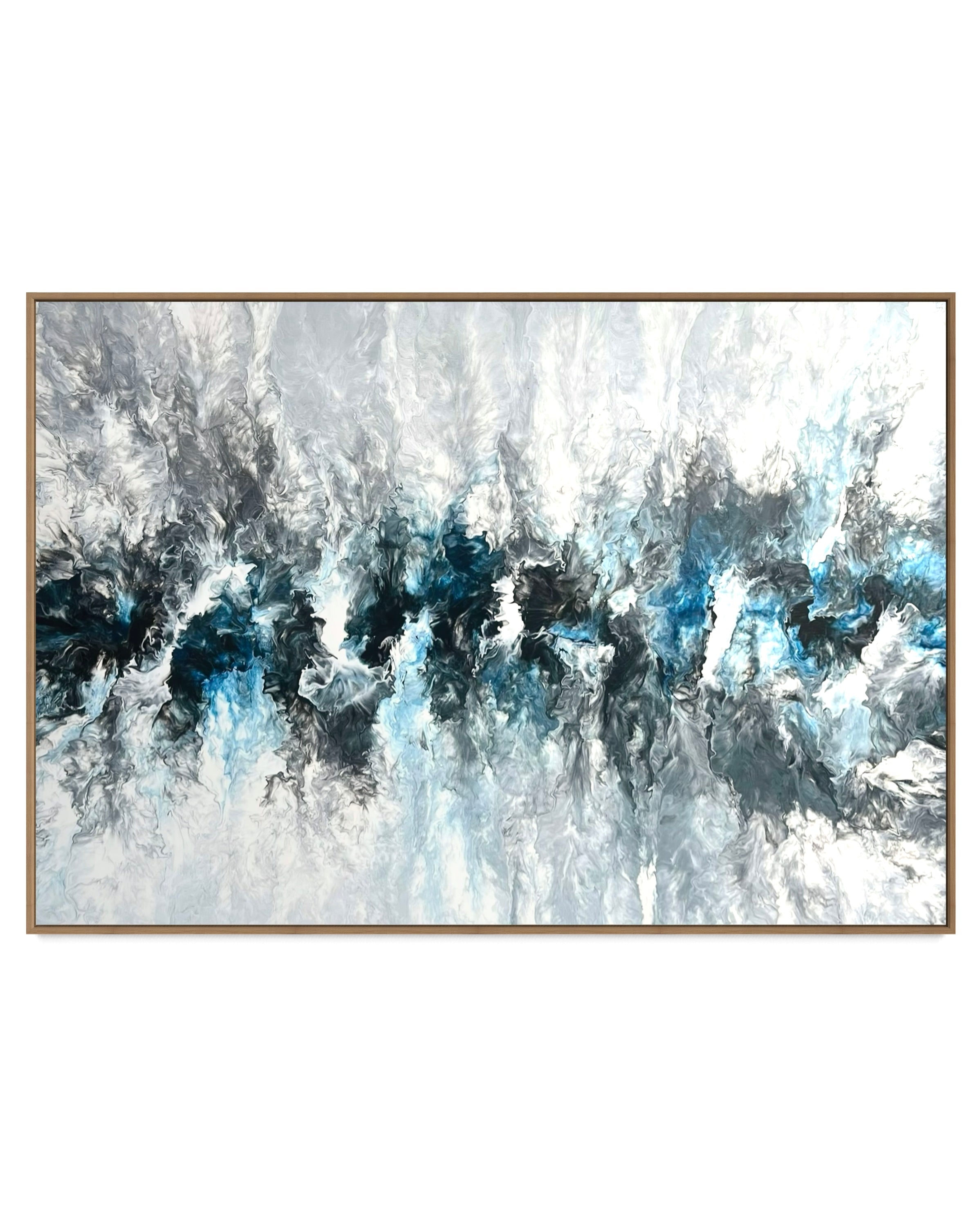 "Blueberry Ice" - Canvas Print