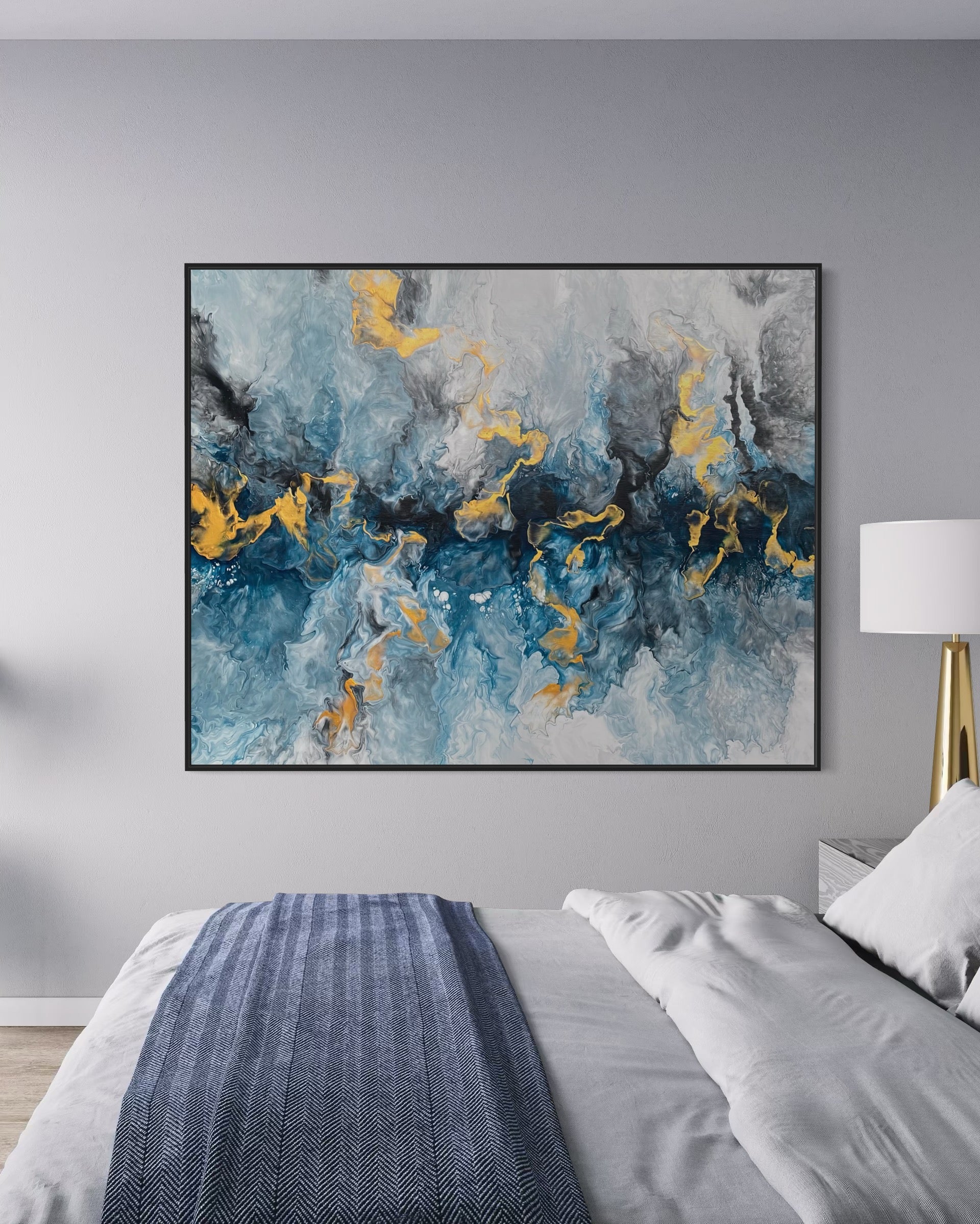 "Blue Crown" - Canvas Print
