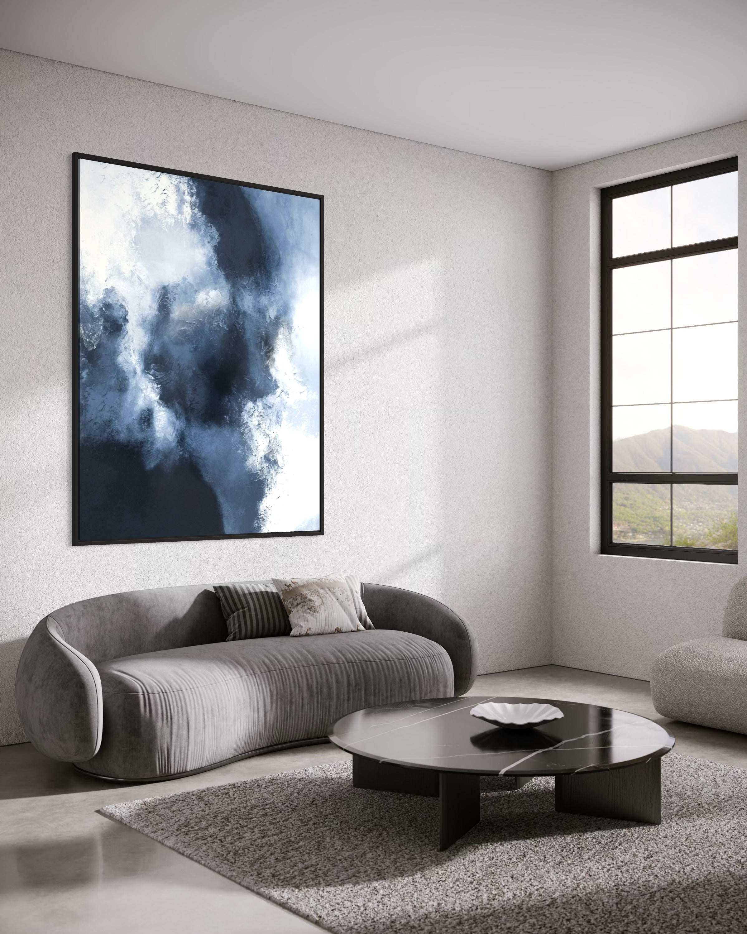 "Blue Desire" Canvas Print