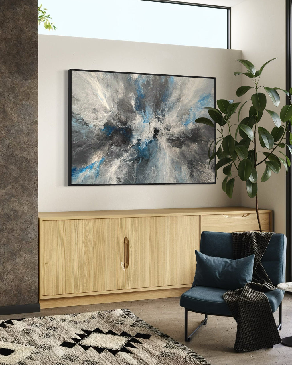 "Blue Steel" - Canvas Print