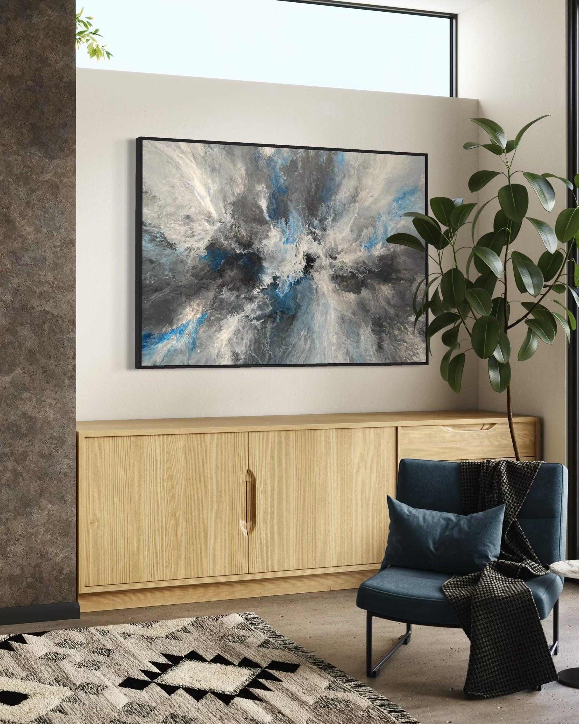 "Blue Steel" - Canvas Print