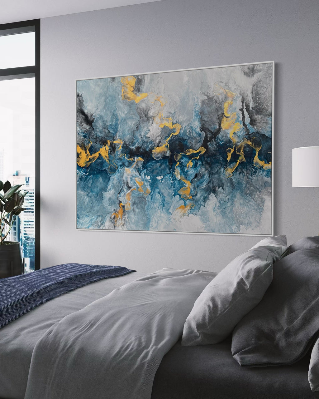 "Blue Crown" - Canvas Print