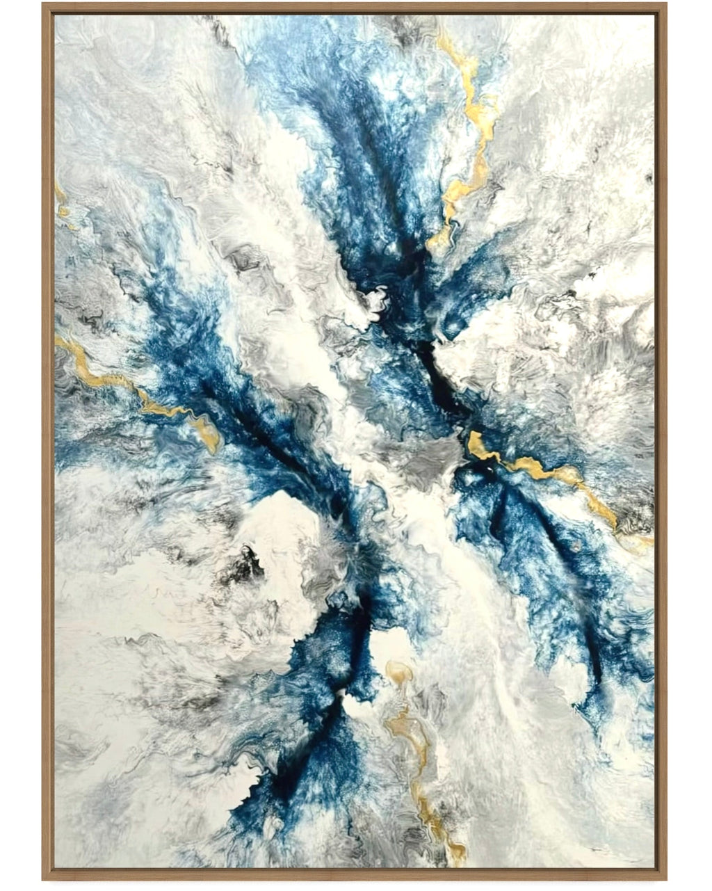 "Blue Bolt" - Canvas Print