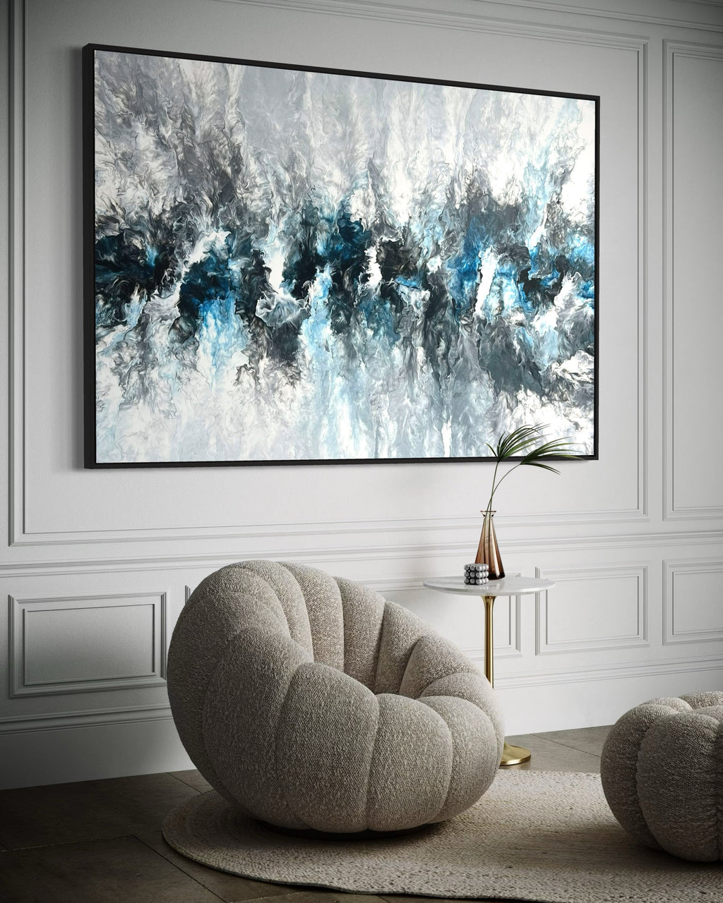 "Blueberry Ice" - Canvas Print