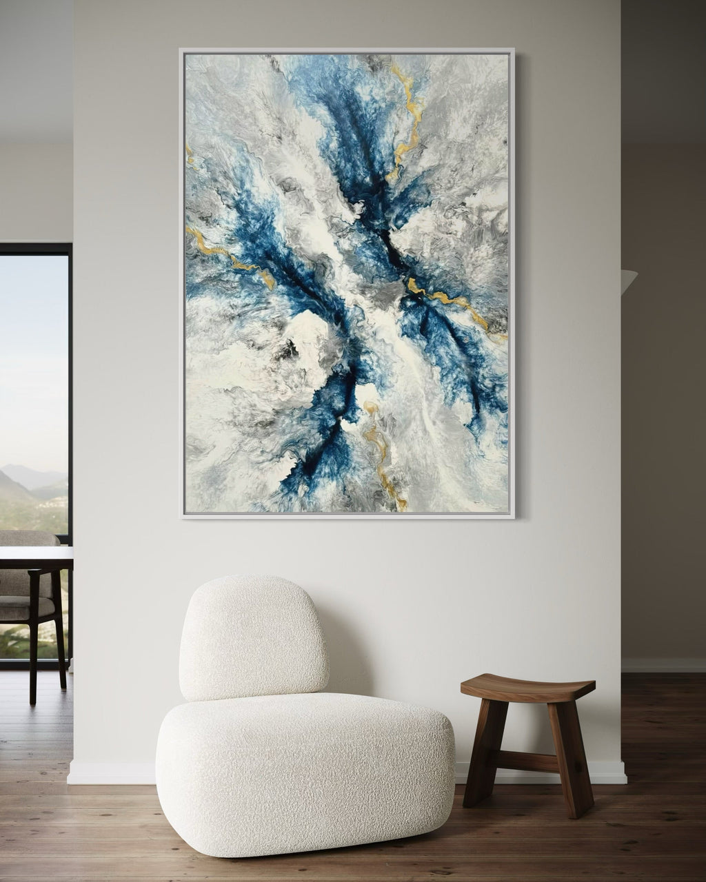 "Blue Bolt" - Canvas Print
