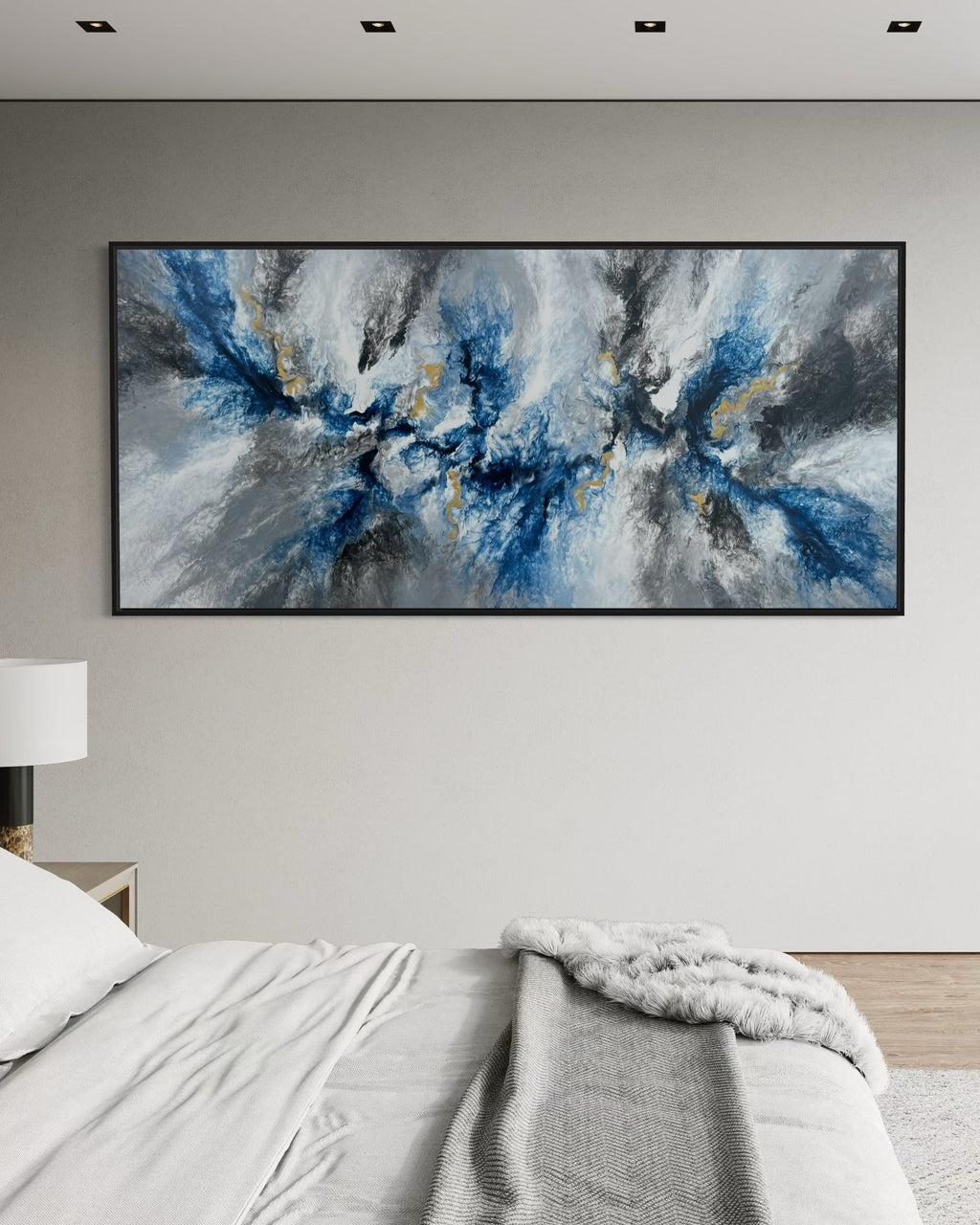 "Blue Element" - Canvas Print