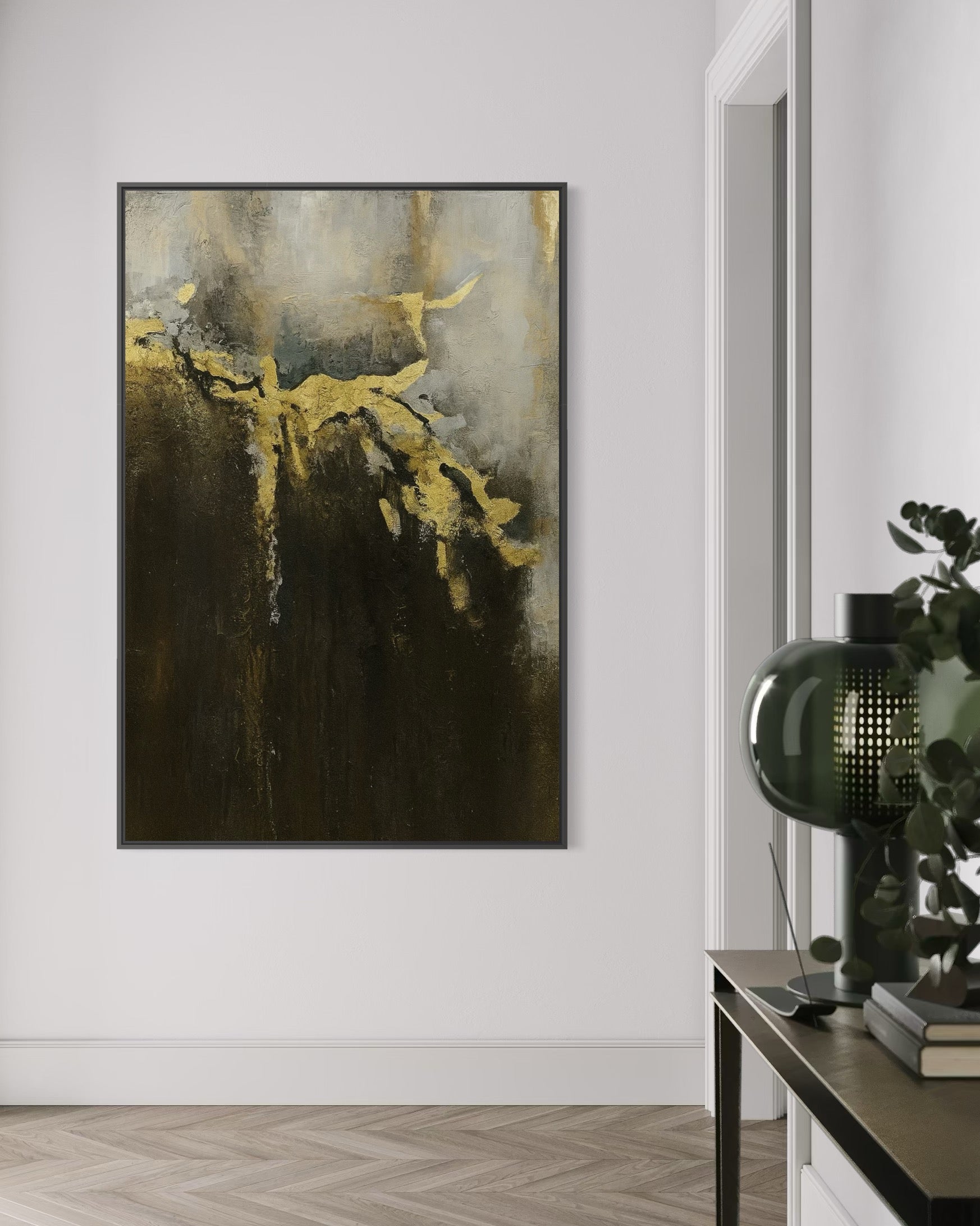 "Dramatic Elegance" Canvas Print