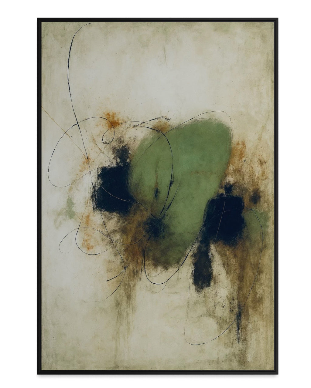 "A Troubled Mind" Canvas Print