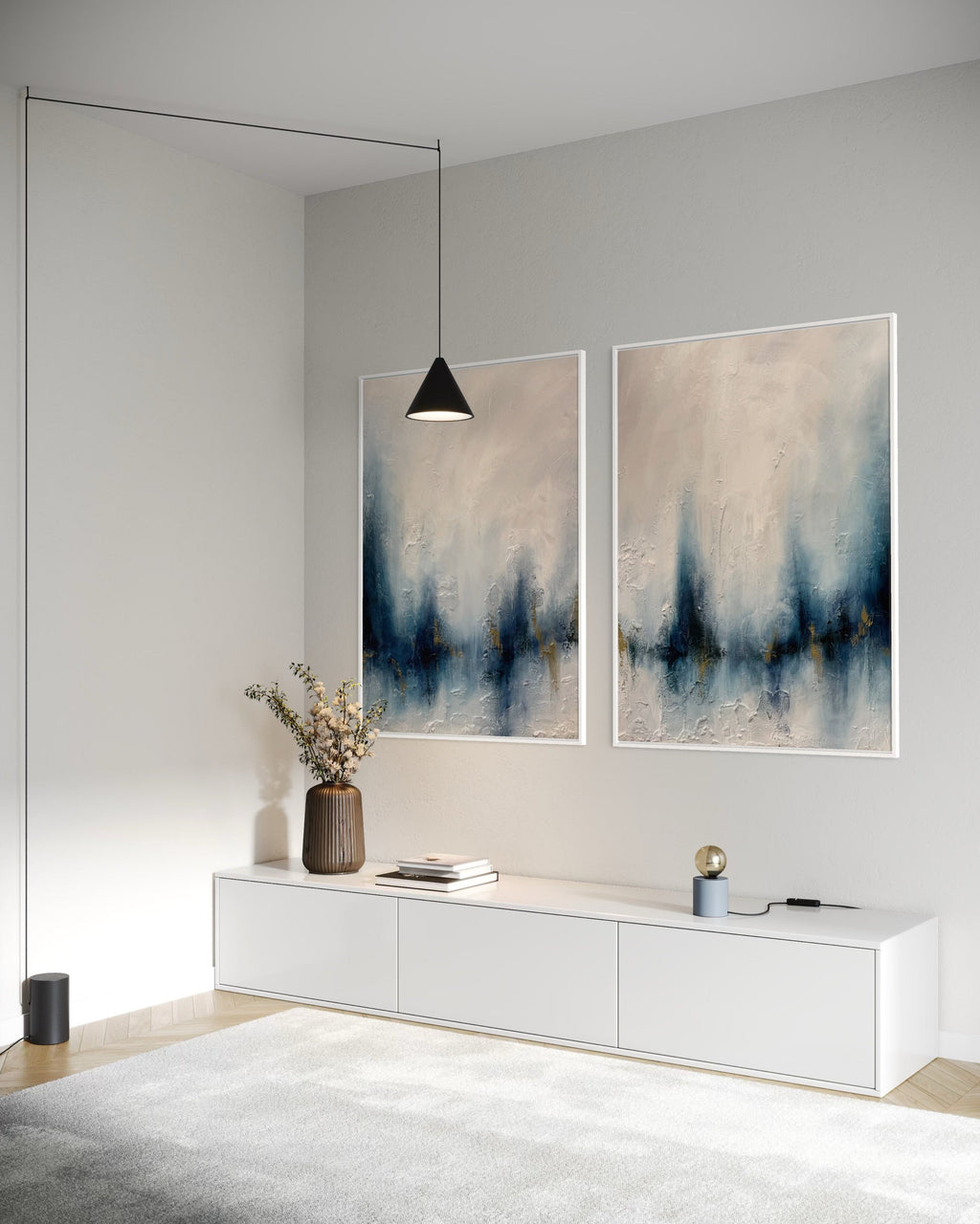 "Call It The Blues" (R) - Canvas Print