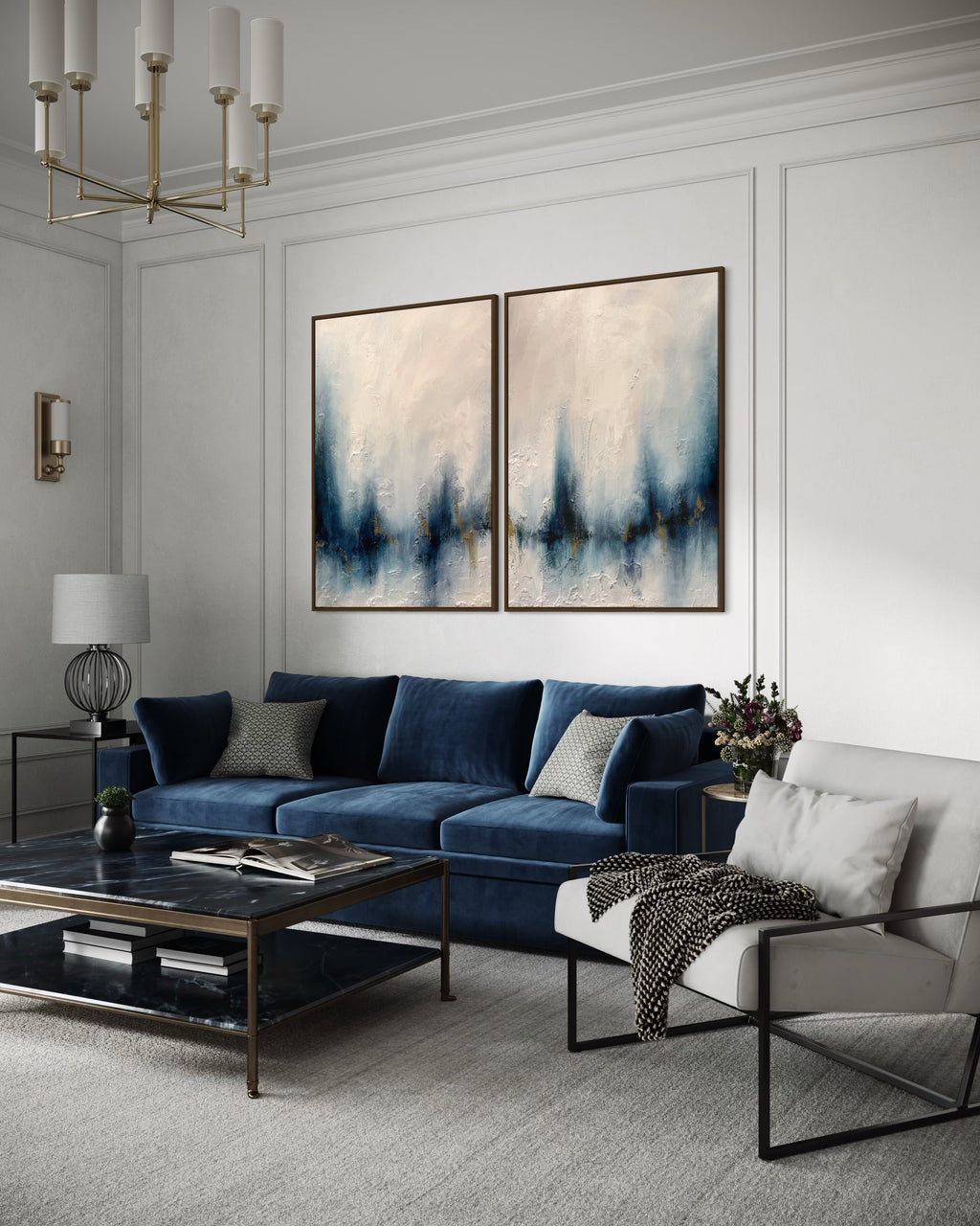 "Call It The Blues" (L) - Canvas Print