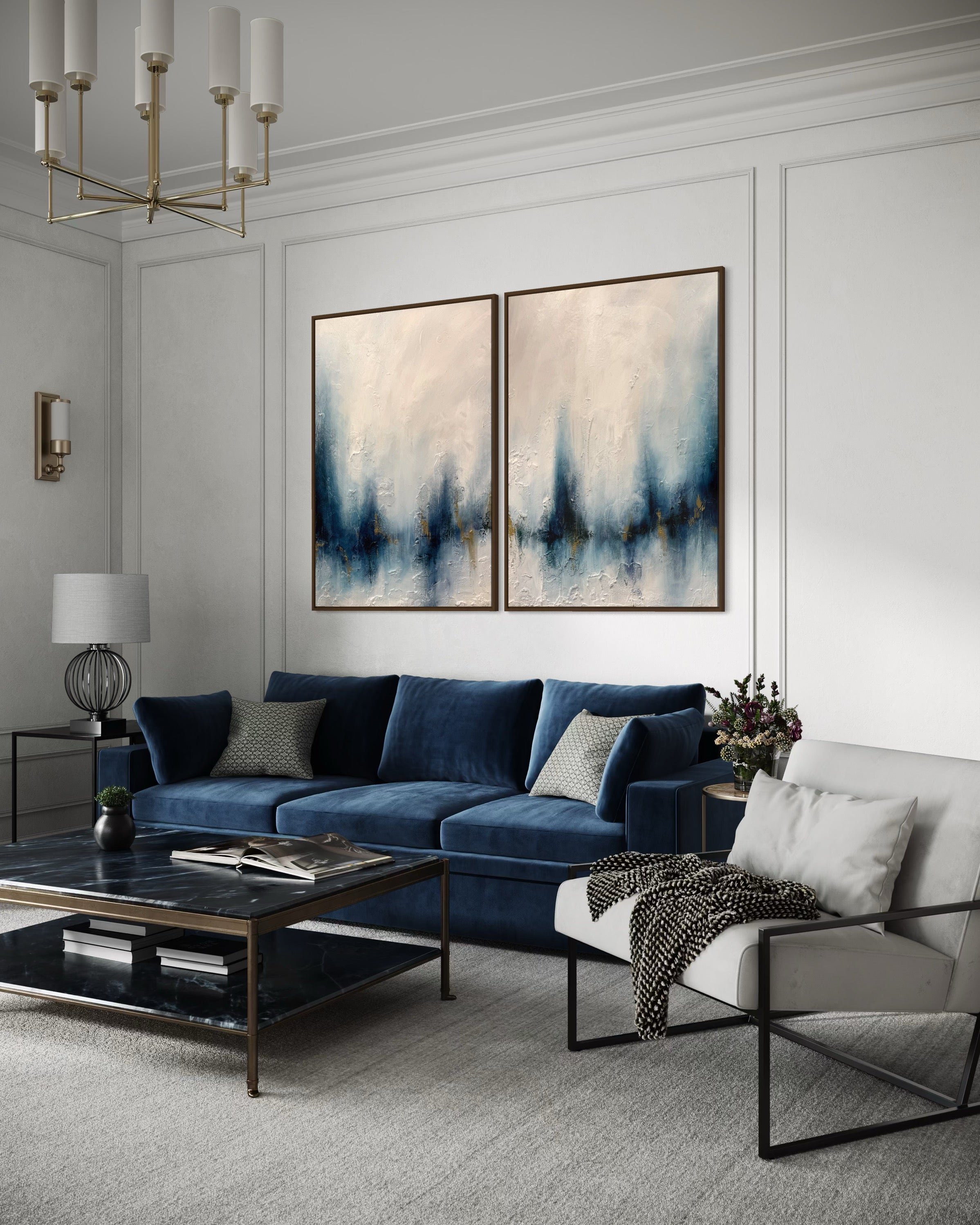 "Call It The Blues" (R) - Canvas Print