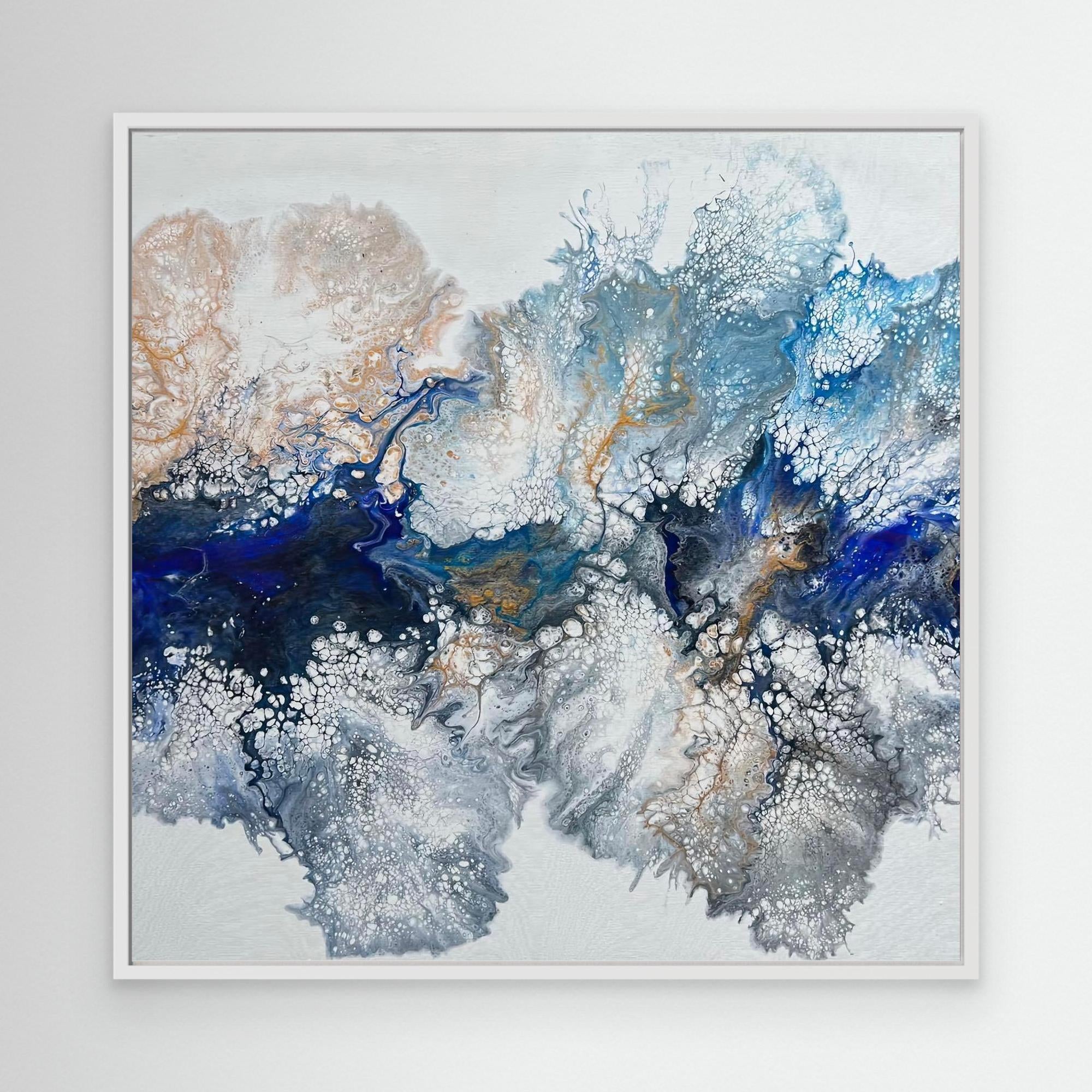 "Ocean Fizz" - Canvas Print